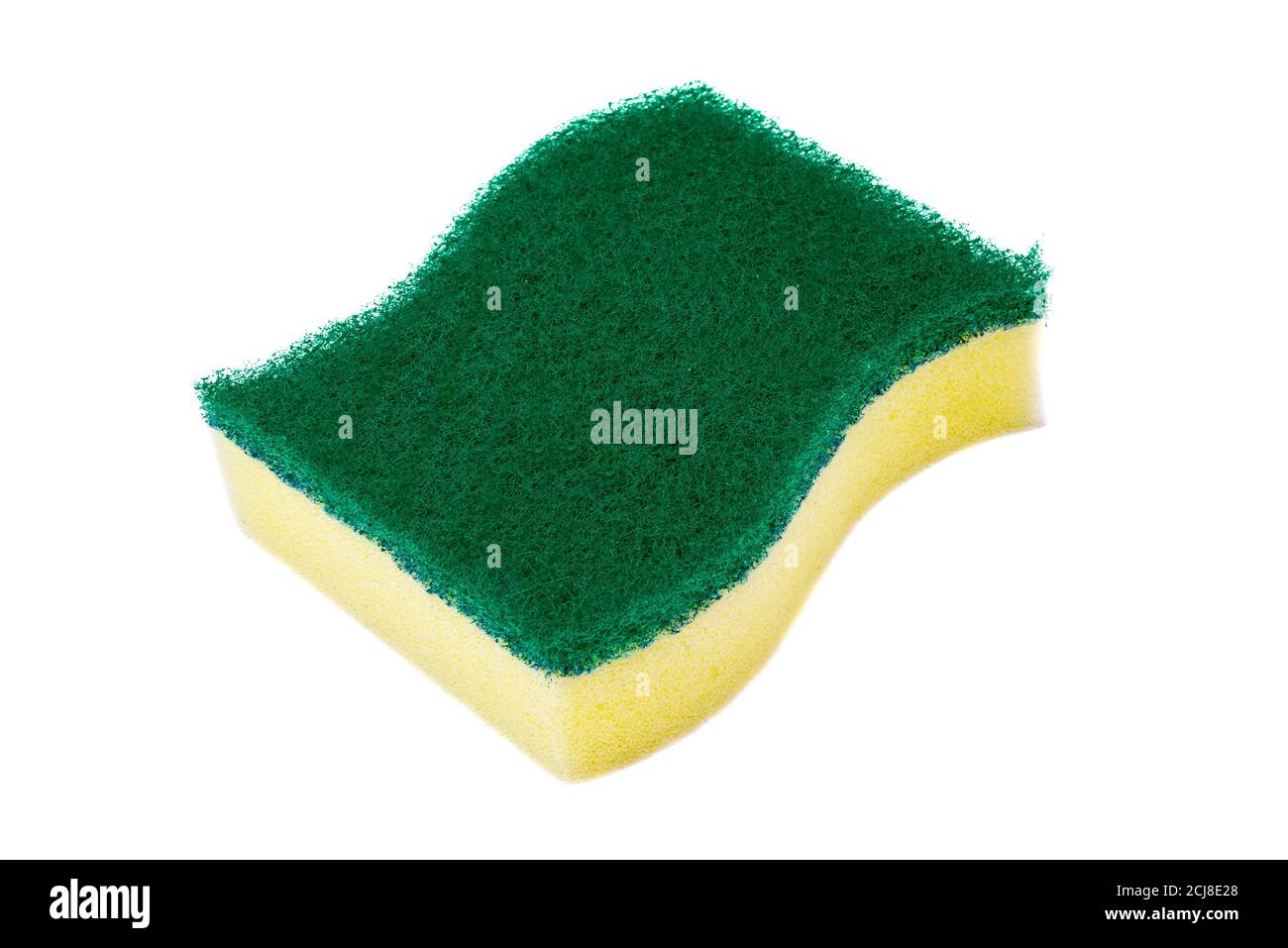 Kitchen sponge isolated over white background Stock Photo - Alamy