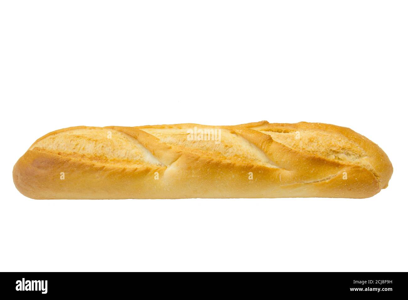 baguette bread isolated on a white background Stock Photo - Alamy