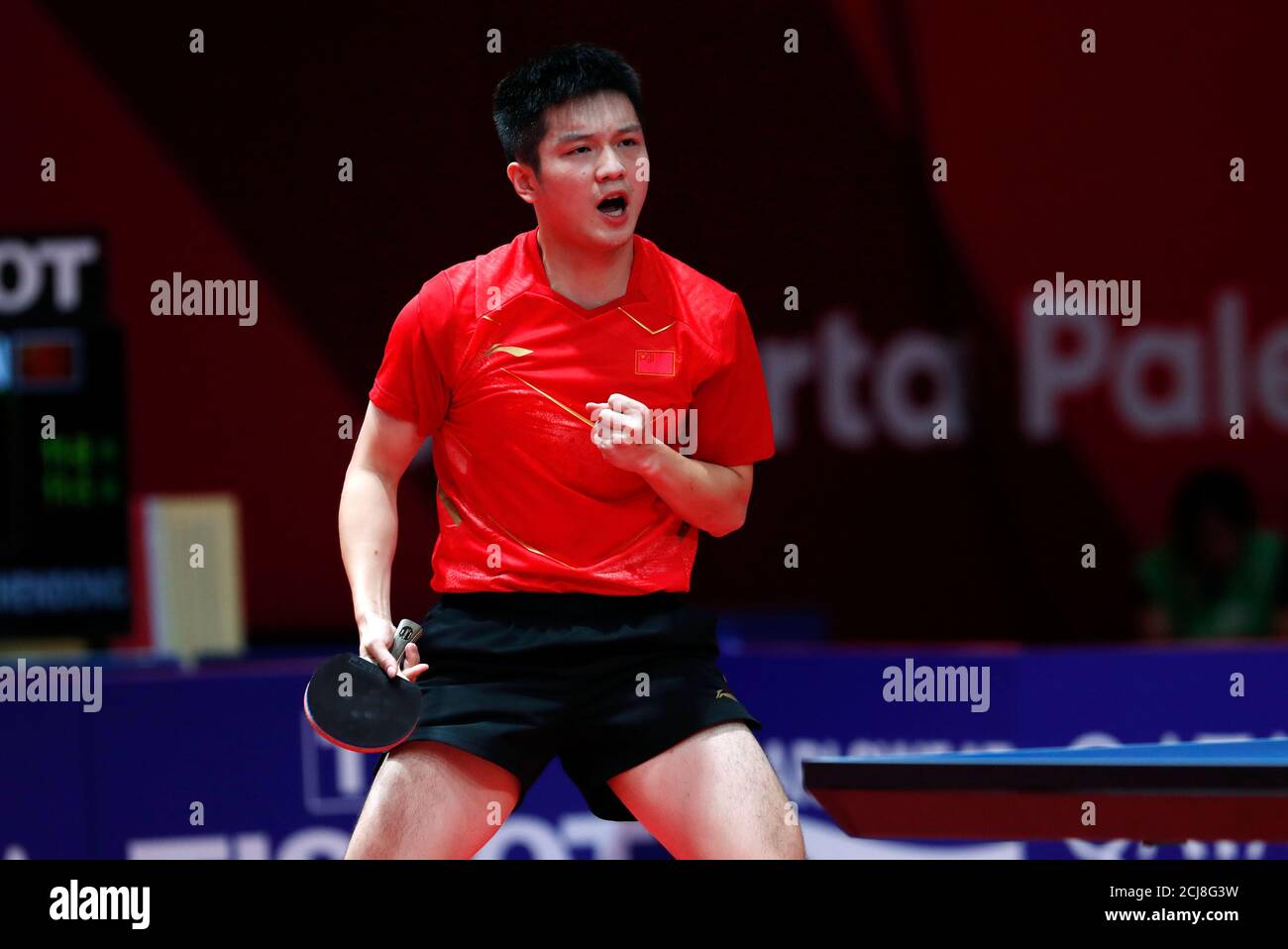 Table Tennis - 2018 Asian Games - Men's Singles Final - Jakarta  International Expo (JIEXPO) Kemayoran - Jakarta, Indonesia - September 1,  2018 - Fan Zhendong of China competes. REUTERS/Beawiharta Stock Photo -  Alamy