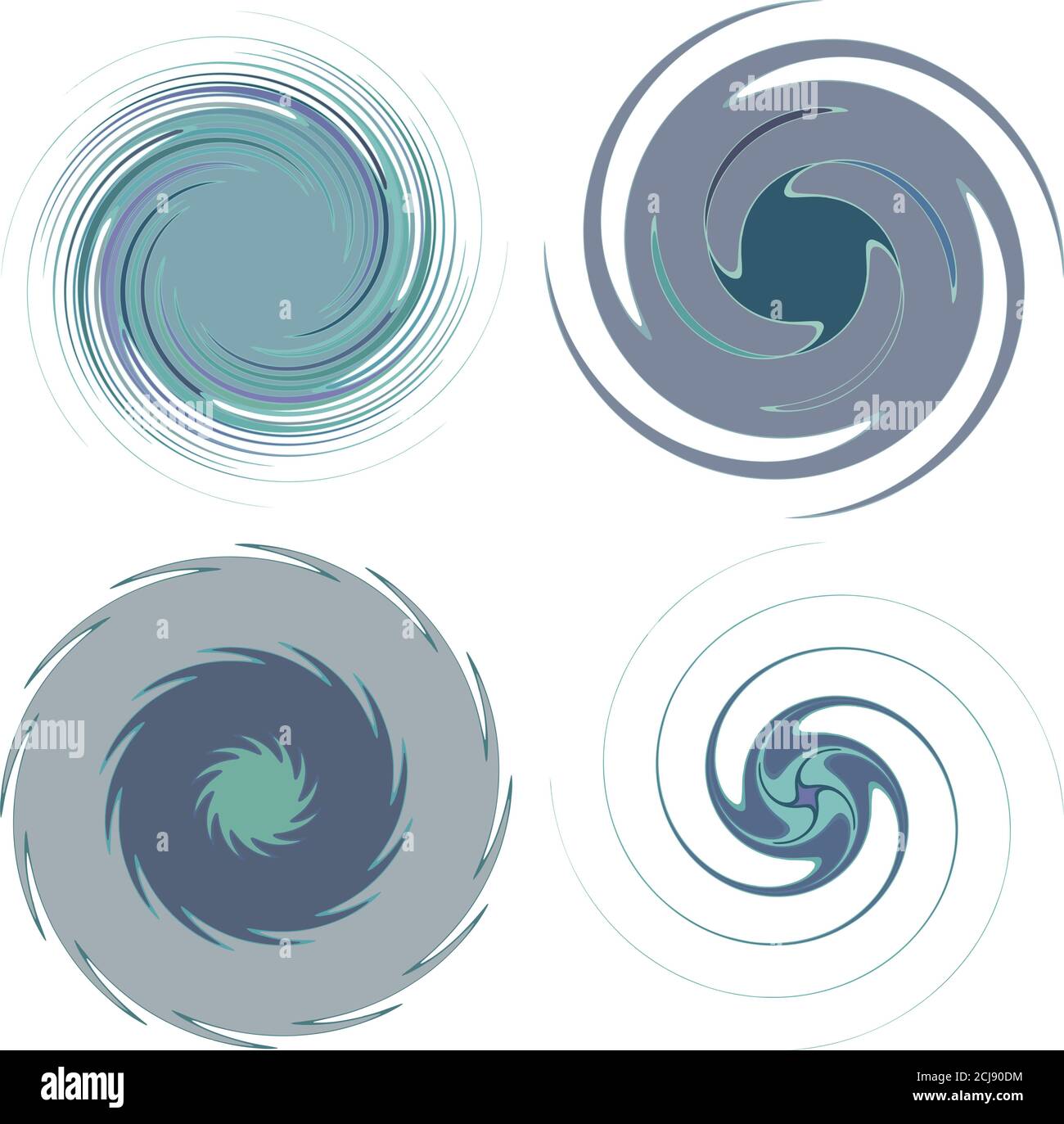 Vortex Gyre Smooth, pastel, colorful abstract concentric, radial, concentric spiral ...