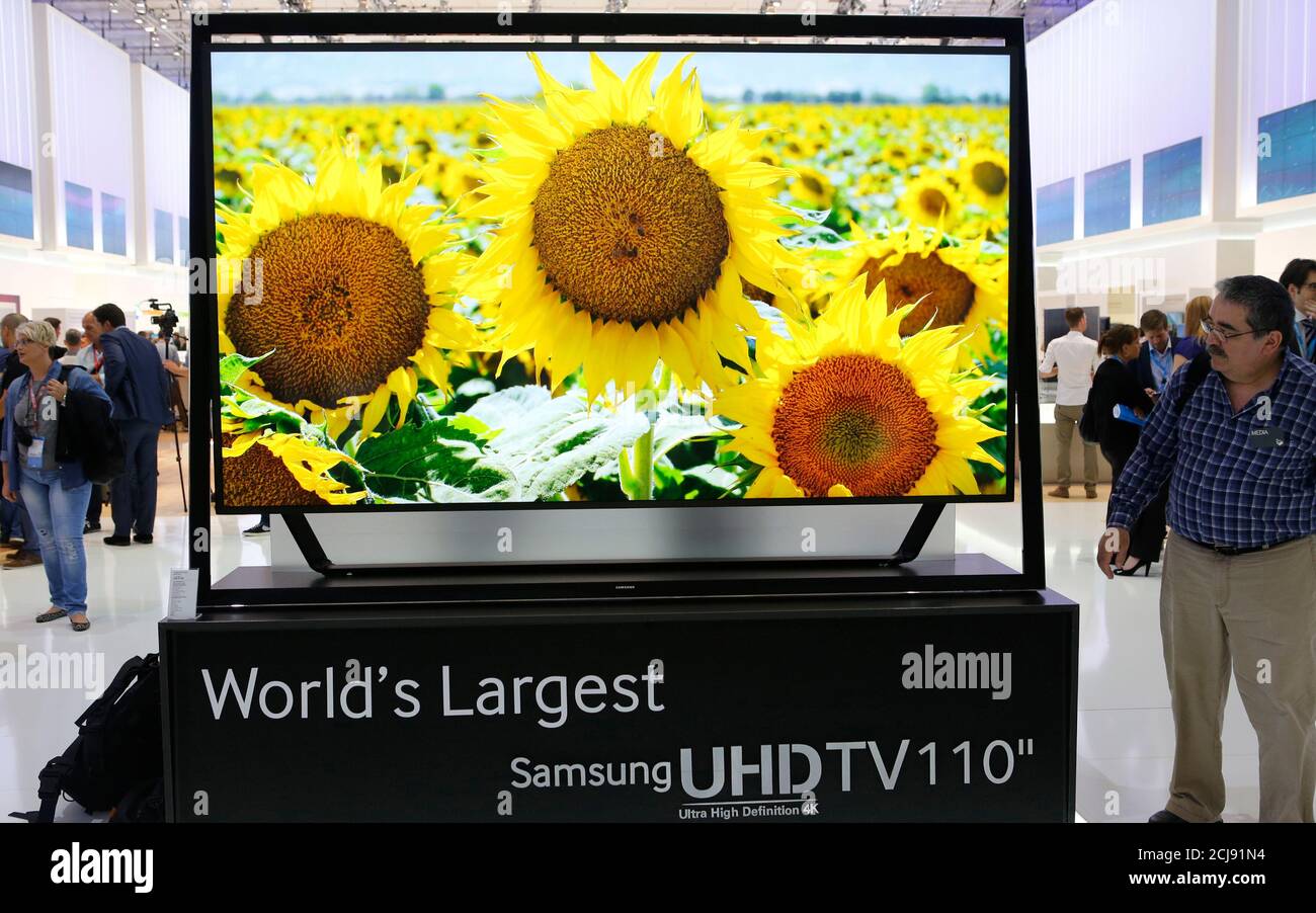 largest Samsung UHDTV 110 inch screen 