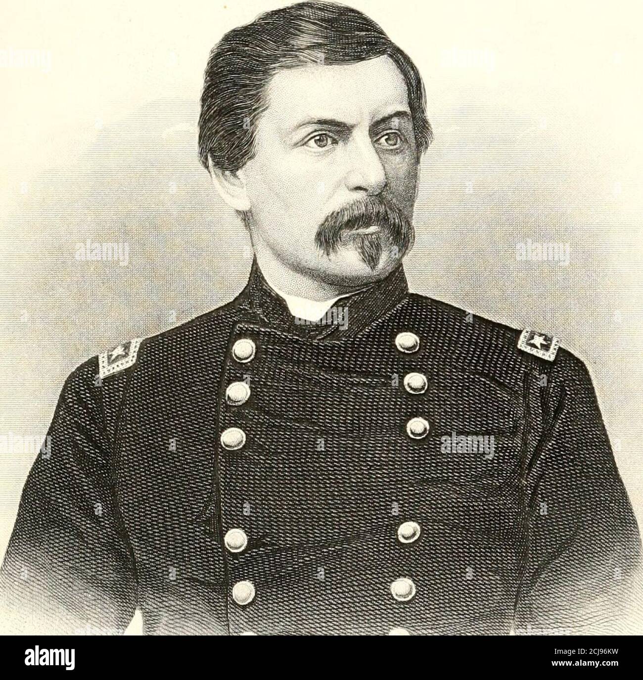 . The history of the Civil War in America; comprising a full and impartial account of the origin and progress of the rebellion, of the various naval and military engagements, of the heroic deeds performed by armies and individuals, and of touching scenes in the field, the camp, the hospital, and the cabin . so distinguished himself at thel^jttles of Contreras and Cherubusco, and at Chapultepec rose to the rank of captain. As militarygiigi.ncer he subsequently performed many valuable services, and was sent by the government oftiie tFnited States to the Crimea, as one of the commission of three Stock Photo