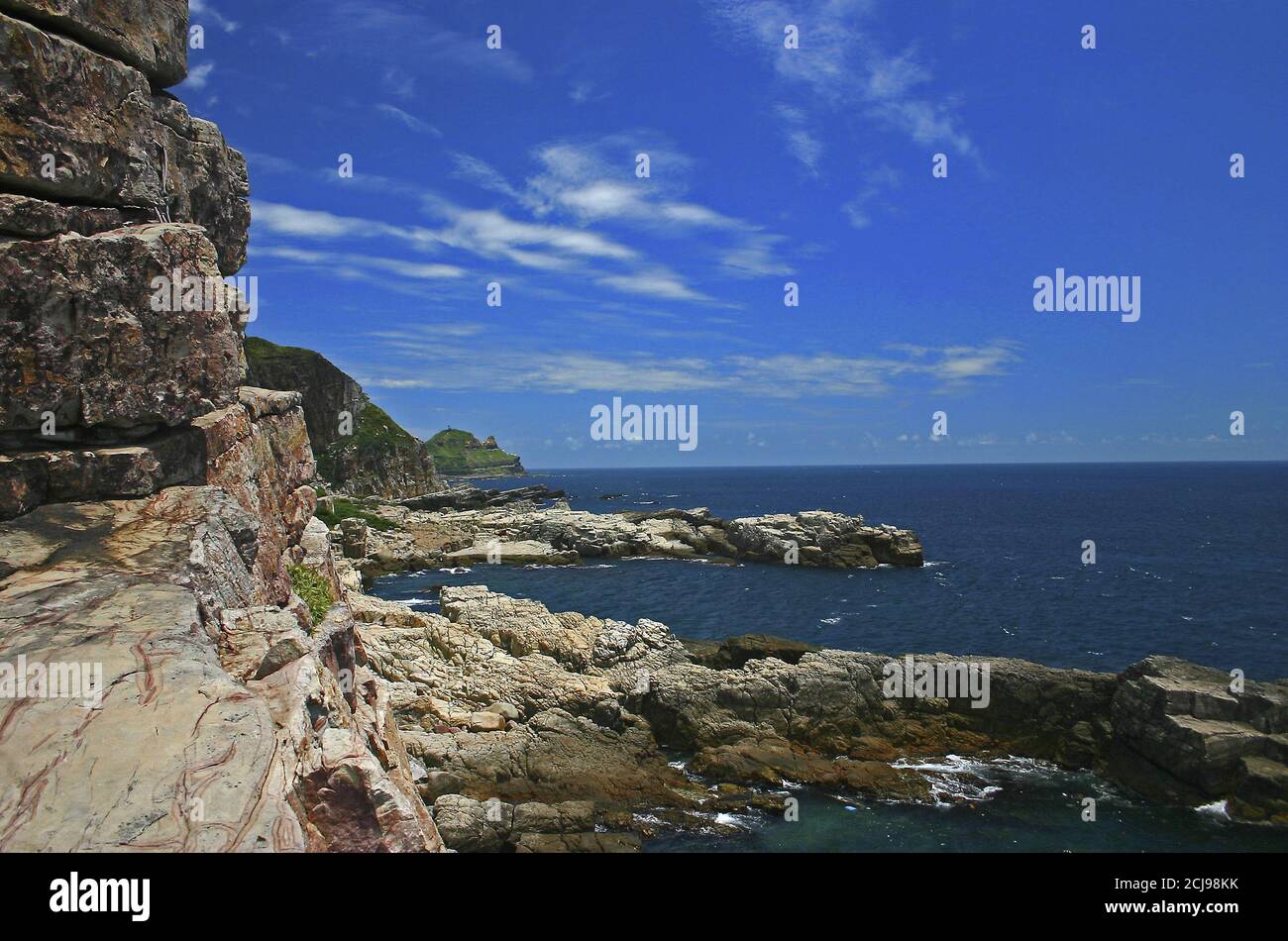 Longdong Bay at Northeast coast of Taiwan (New Taipei City and Yilan)  National Scenic Area Stock Photo - Alamy