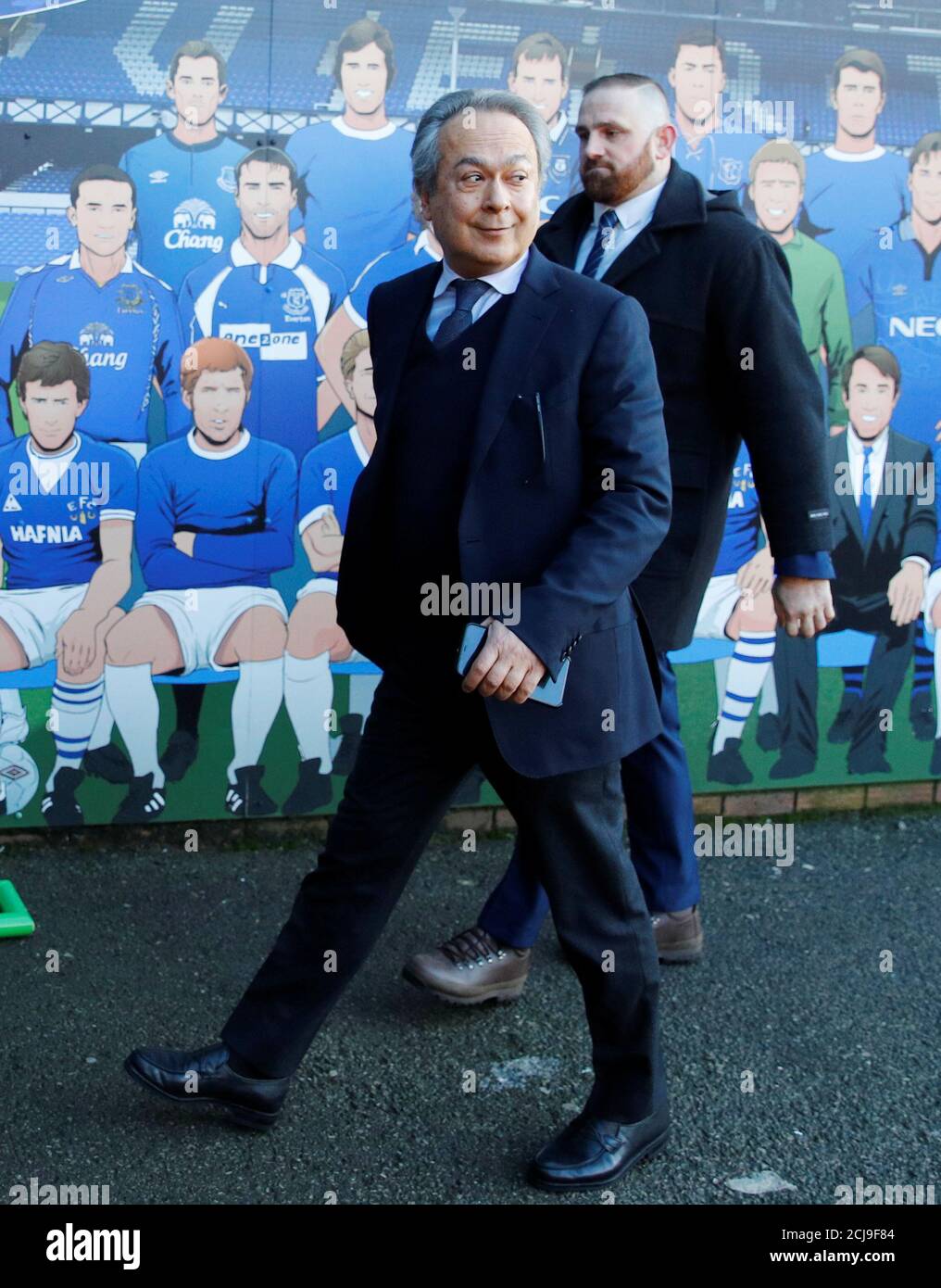 Soccer Football - Premier League - Everton v Arsenal - Goodison Park, Liverpool, Britain - December 21, 2019  Everton owner Farhad Moshiri arrives before the match   REUTERS/Phil Noble  EDITORIAL USE ONLY. No use with unauthorized audio, video, data, fixture lists, club/league logos or 'live' services. Online in-match use limited to 75 images, no video emulation. No use in betting, games or single club/league/player publications.  Please contact your account representative for further details. Stock Photo