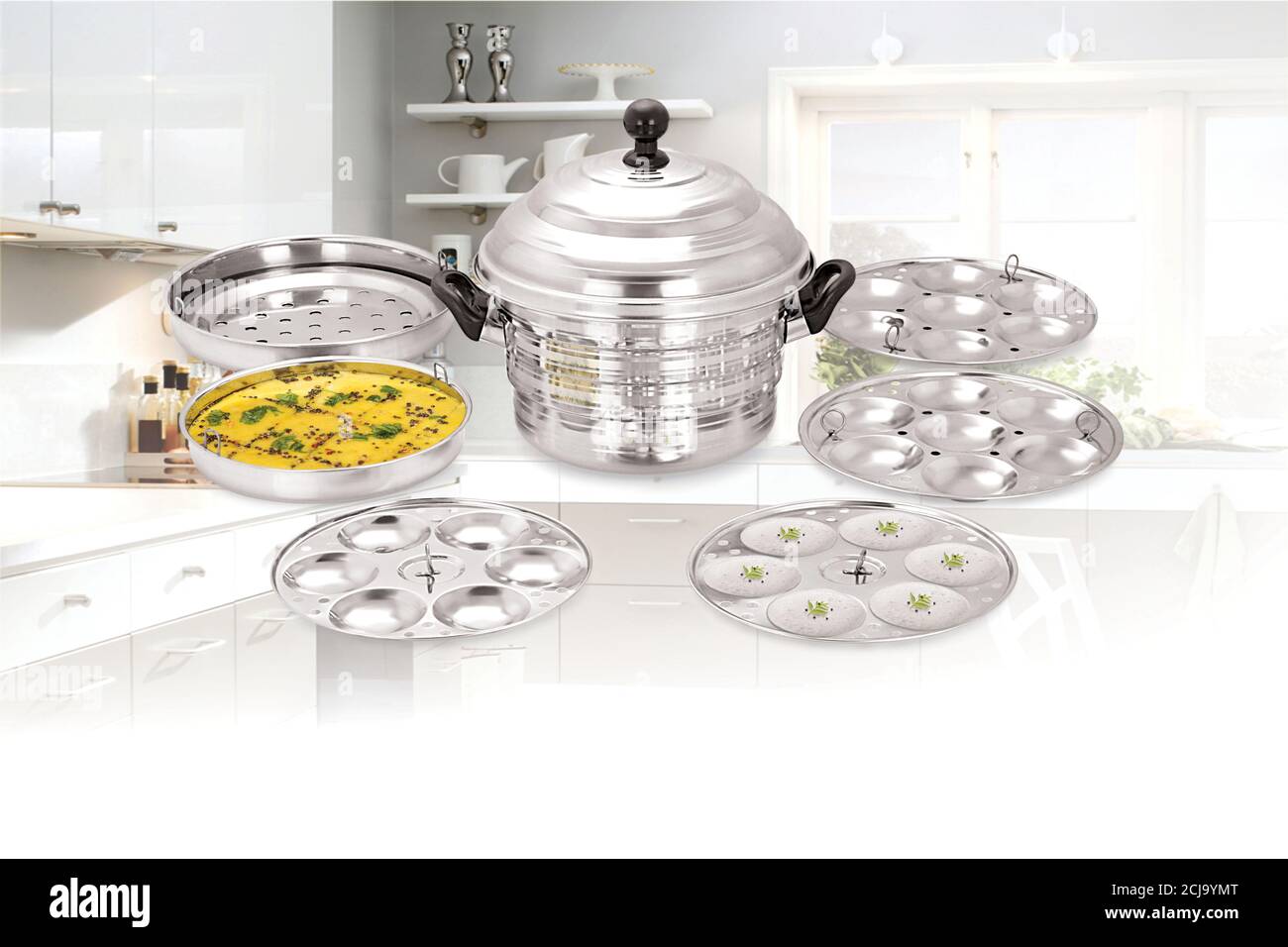 Multi Kadai Induction & Standard Idli Maker, breakfast dish in South