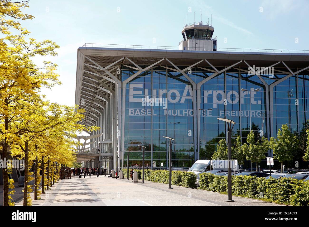A general view shows the terminal of the Euroairport Basel-Mulhouse-Freiburg  near the town of Saint-Louis, France May 18, 2016. REUTERS/Arnd Wiegmann  Stock Photo - Alamy