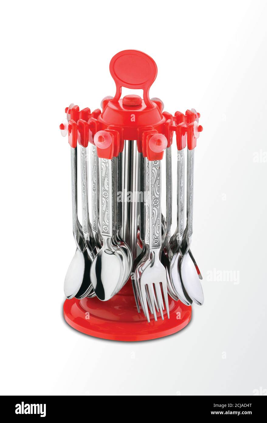 spoons, a Set of cutlery with stacked knifes, forks, spoons and tea