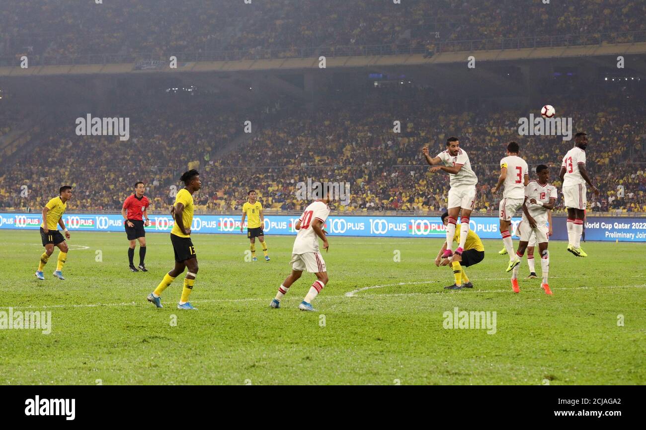 Soccer Football 2022 World Cup Qualifier Round 2 Group G Malaysia V United Arab Emirates National