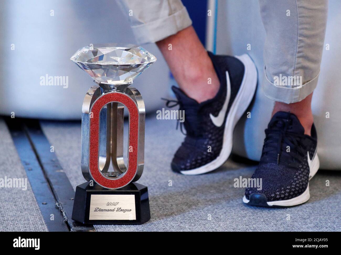 Athletics Diamond League Brussels Press Conference Crowne Plaza Hotel Brussels Belgium August 30 2018 The Diamond