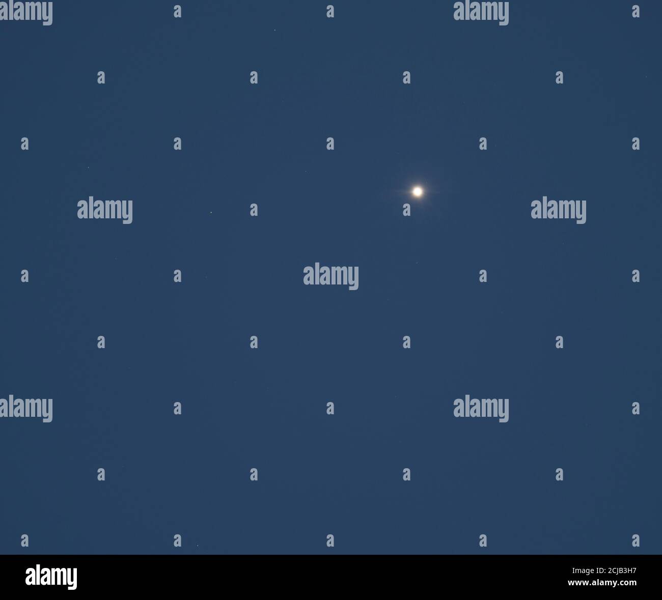 London, UK. 15 September 2020. Planet Venus shining brightly among fainter stars in pre-dawn clear sky above London. There is new interest in Venus after a rare chemical was analysed in the atmosphere of the planet. Credit: Malcolm Park/Alamy Live News. Stock Photo