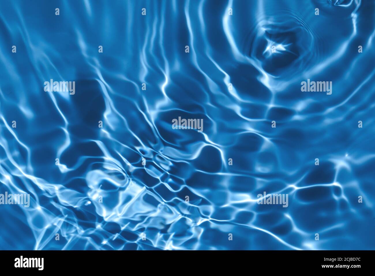 transparent dark blue colored clear calm water surface texture Stock ...