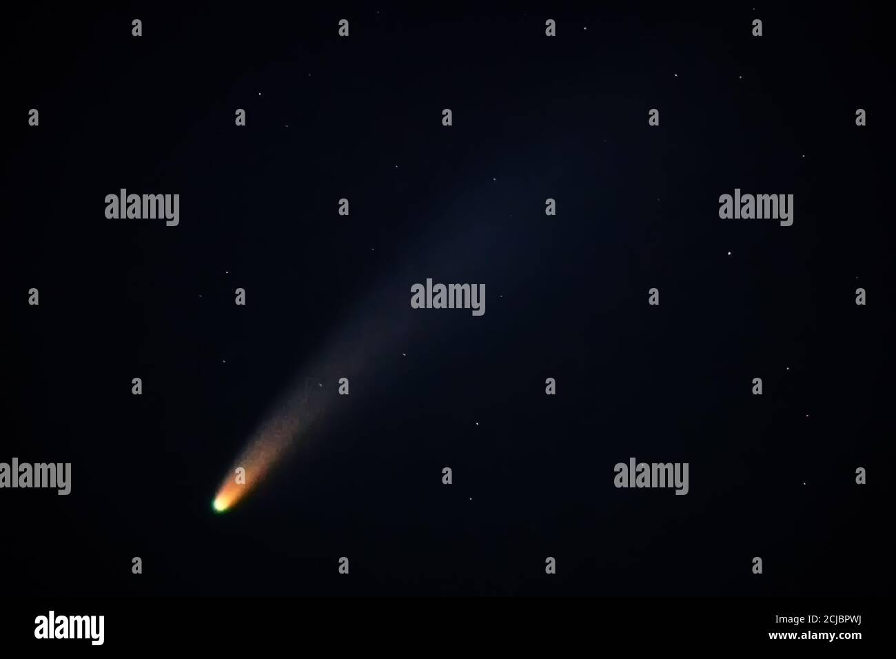 Comet Neowise as seen from Northern California, USA Stock Photo Alamy