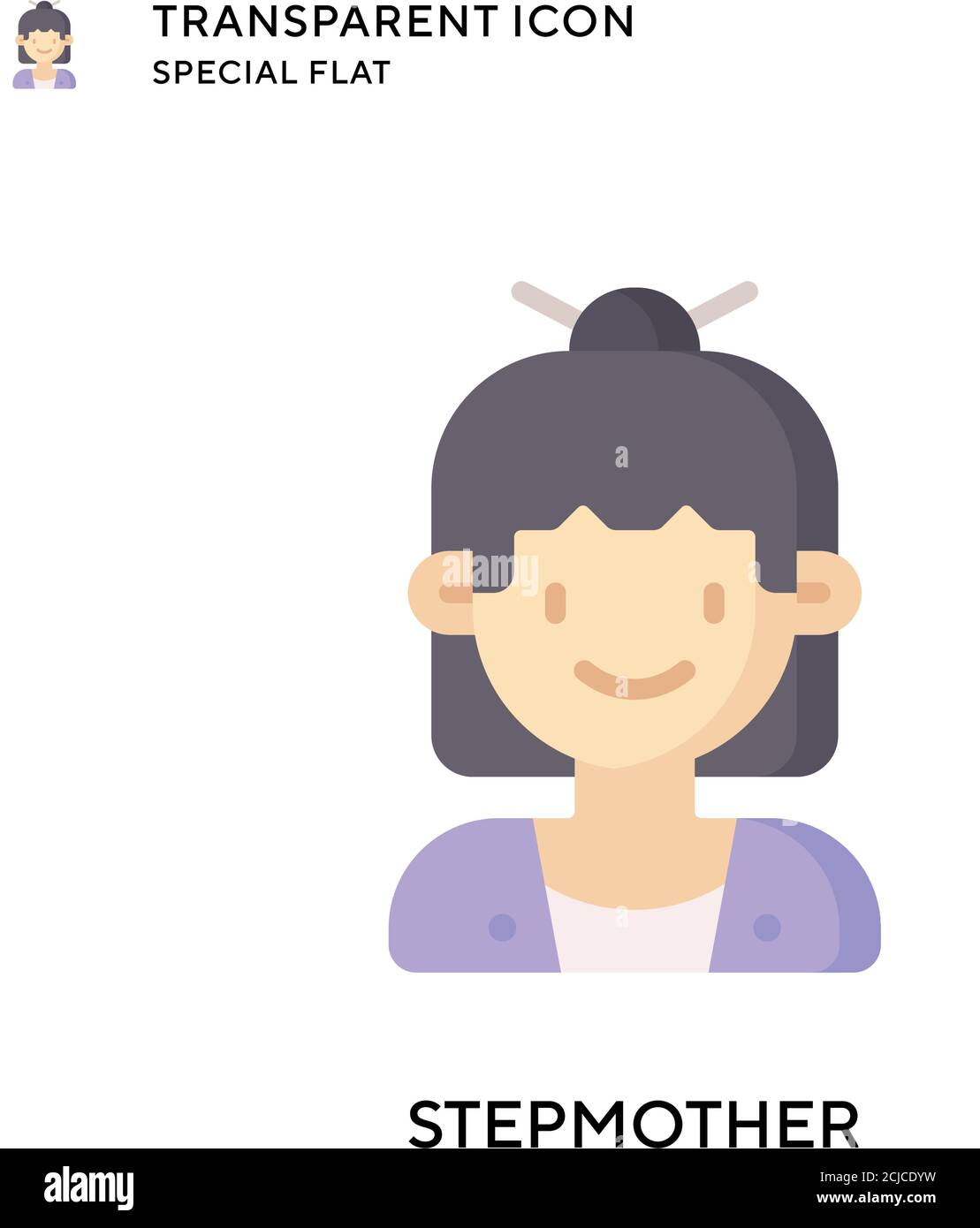 Yellow mother and stepmother Stock Vector Images - Alamy