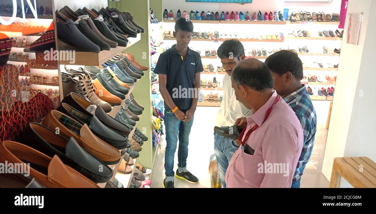 Footwear Market India Indian High Resolution Stock Photography and