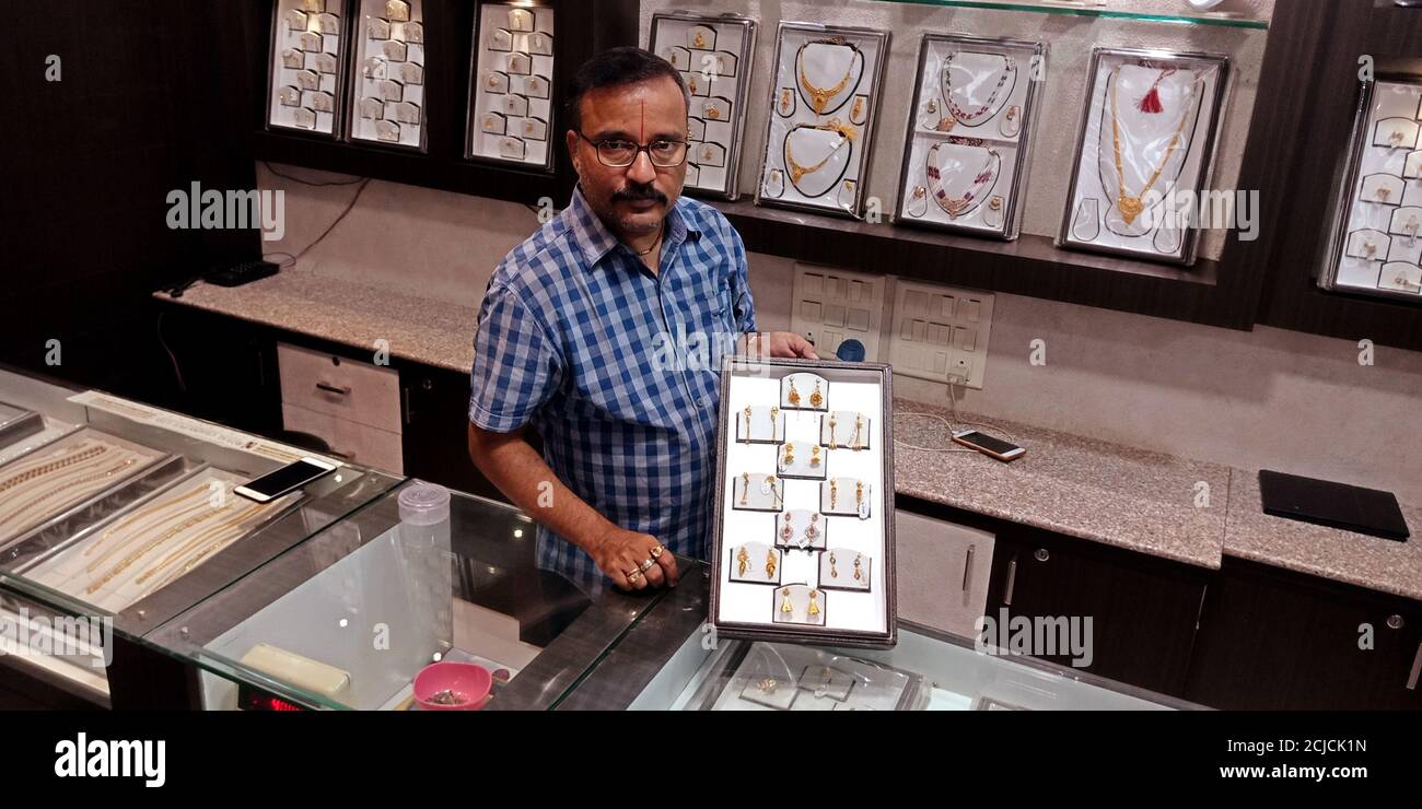 Shopping jewellery sales assistant hires stock photography and images