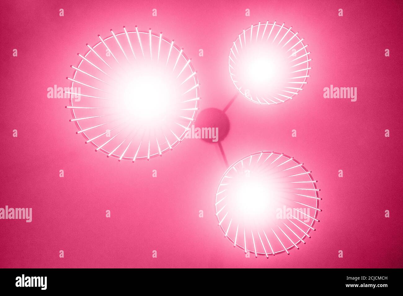 Pink ceiling lamp on hi-res stock photography and images - Alamy