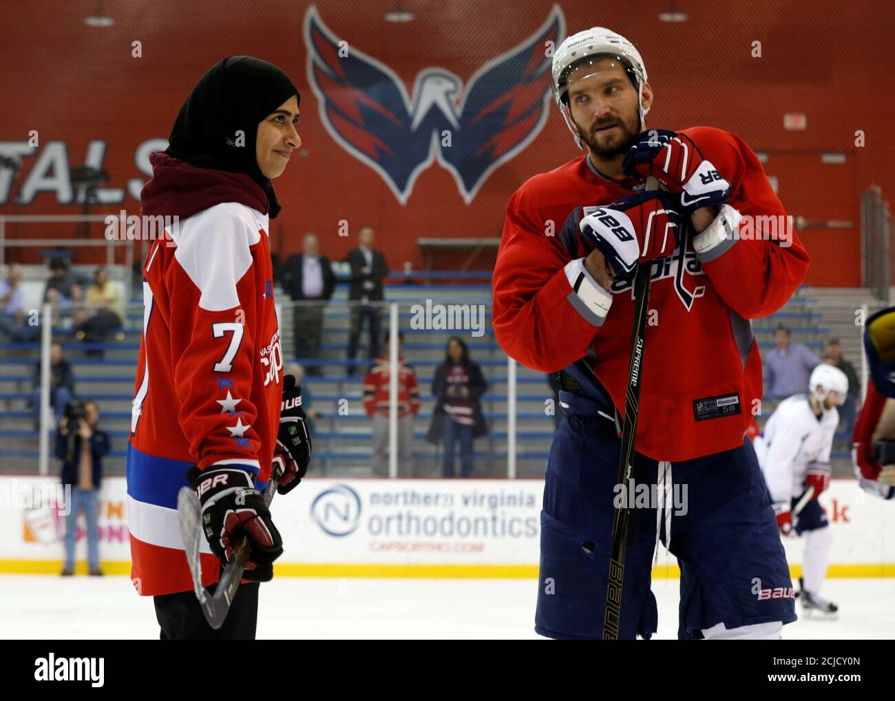 Washington Capitals hockey star Alex 