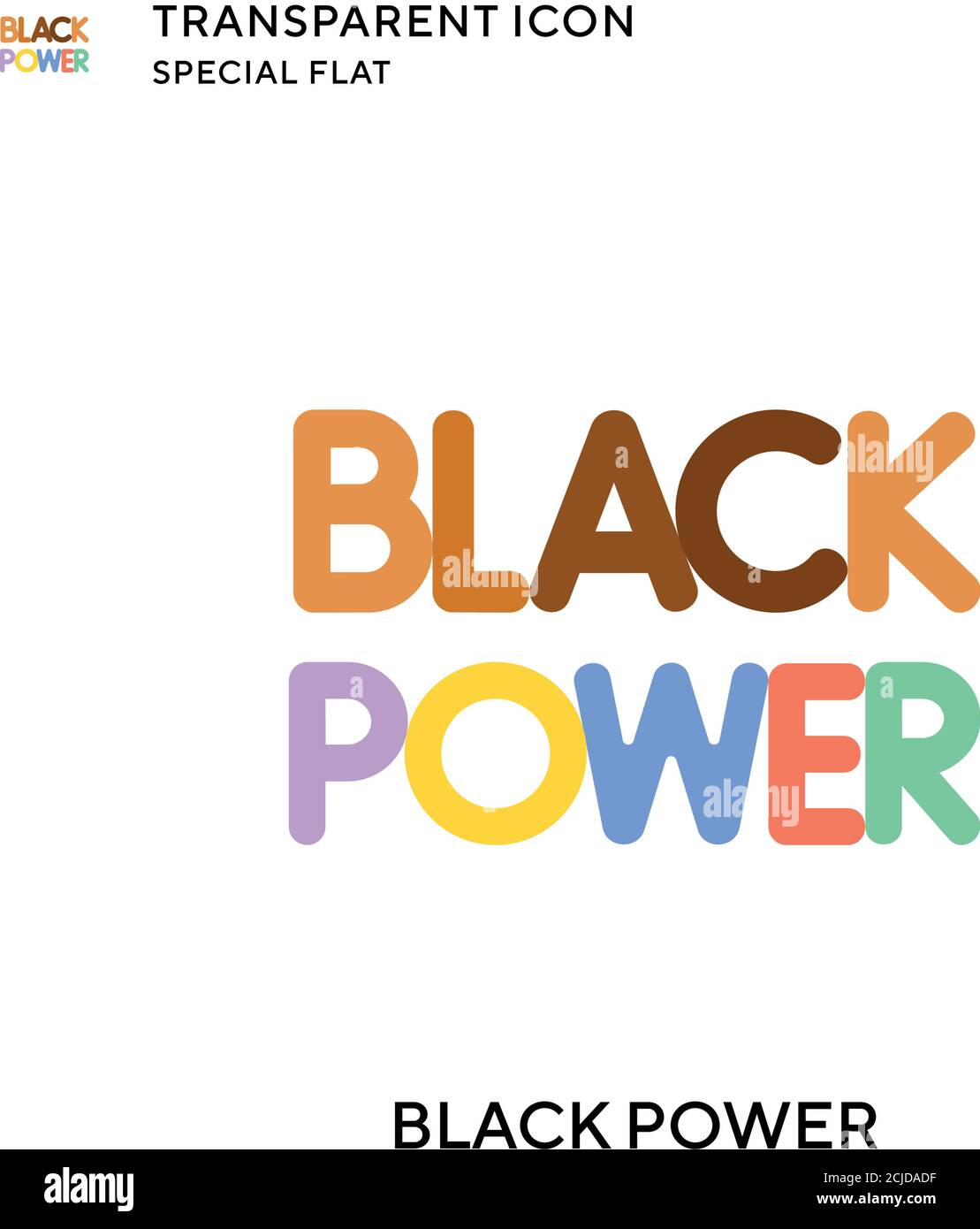 Black power vector icon. Flat style illustration. EPS 10 vector. Stock Vector