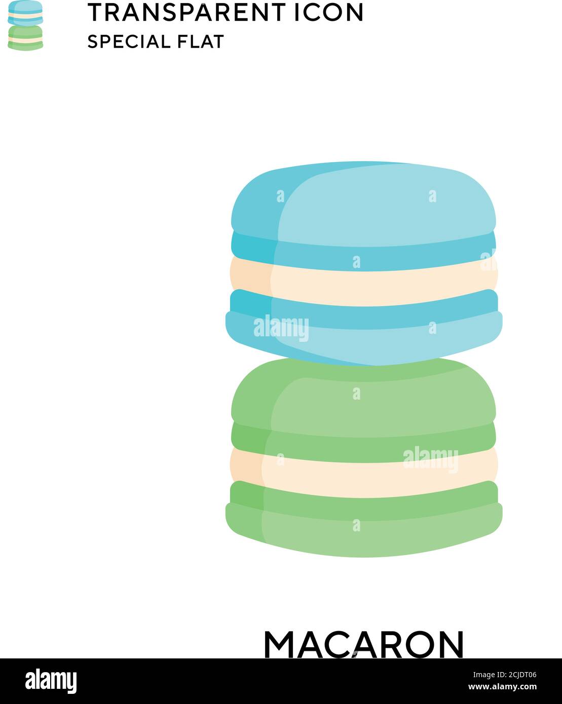 French macarons coffee Stock Vector Images - Alamy