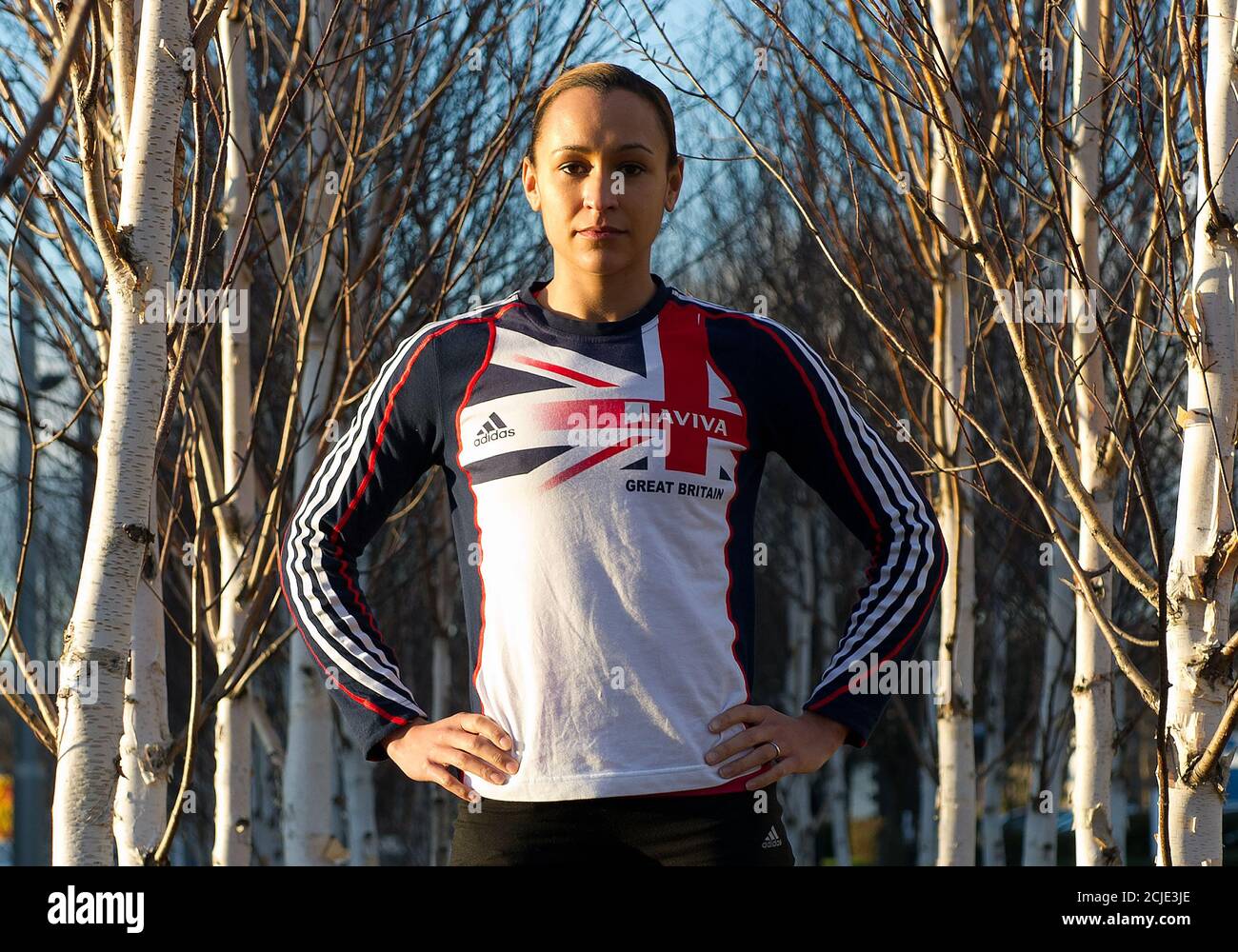 Jessica Ennis in Sheffield, Britain  - 15 Jan 2011 PICTURE CREDIT : MARK PAIN / ALAMY Stock Photo