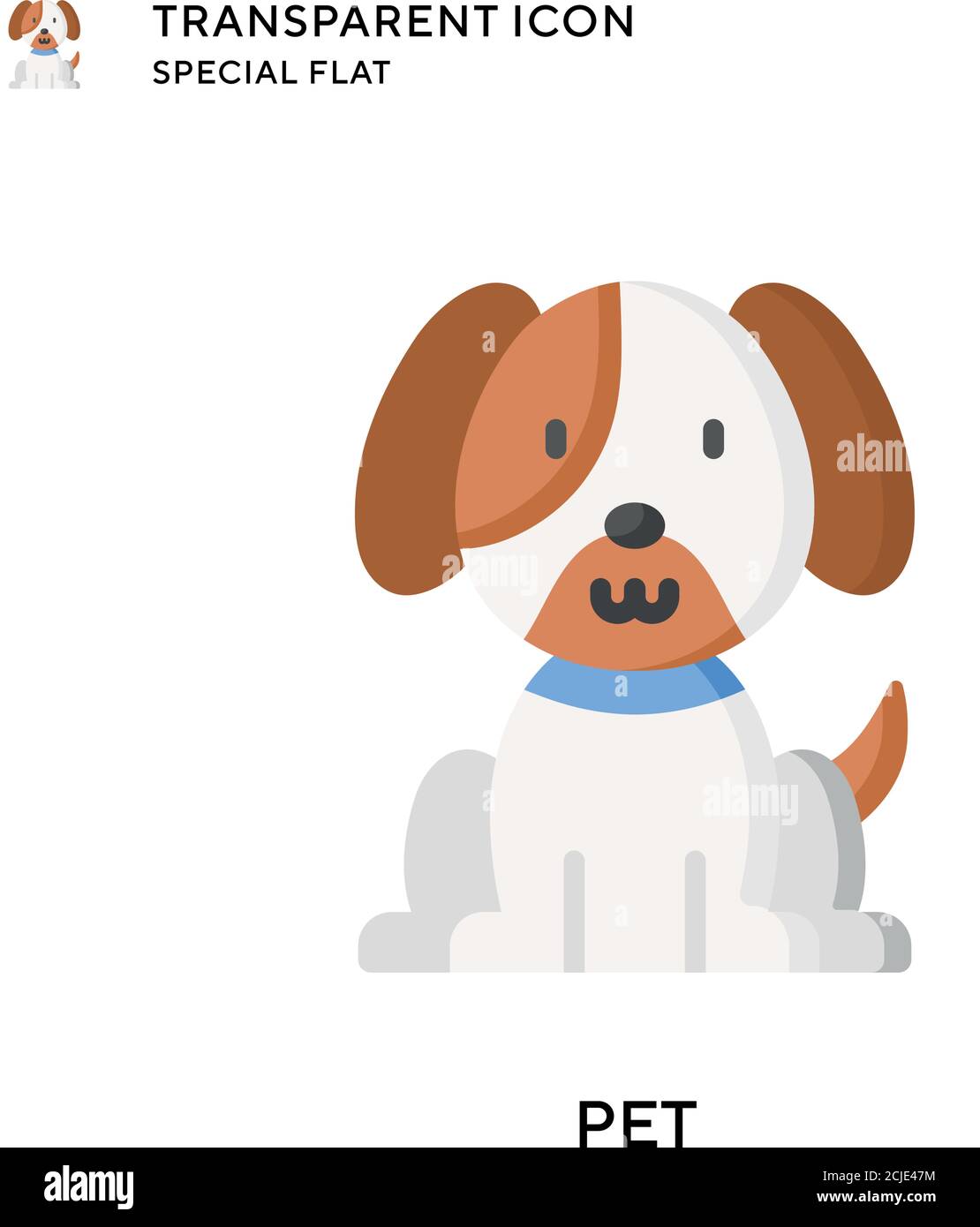 Pet vector icon. Flat style illustration. EPS 10 vector Stock Vector ...