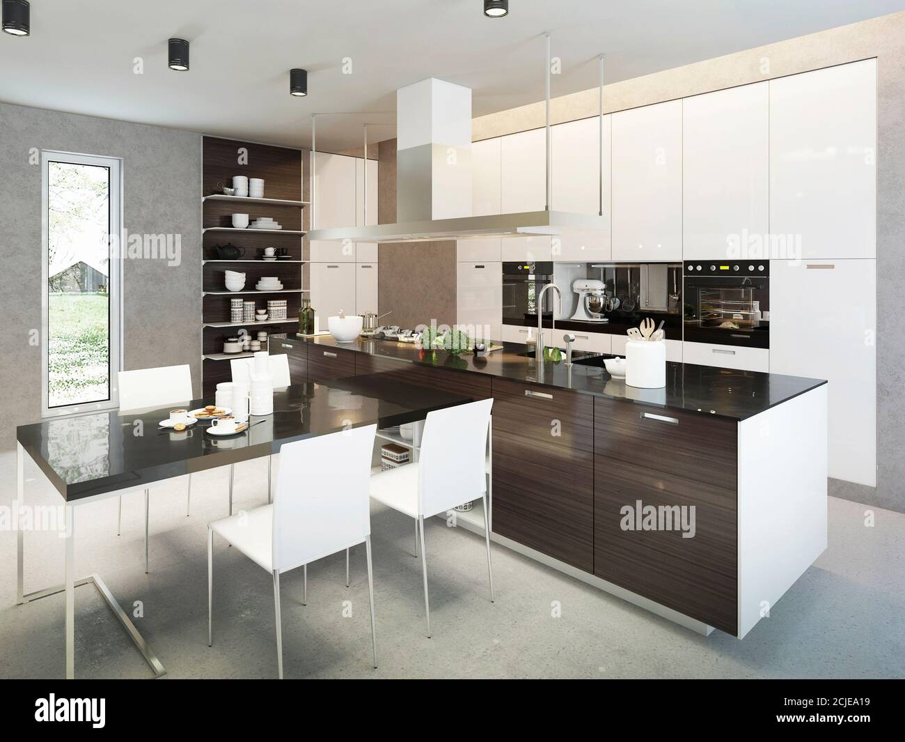 Floor lamp in a kitchen hi res stock photography and images Page