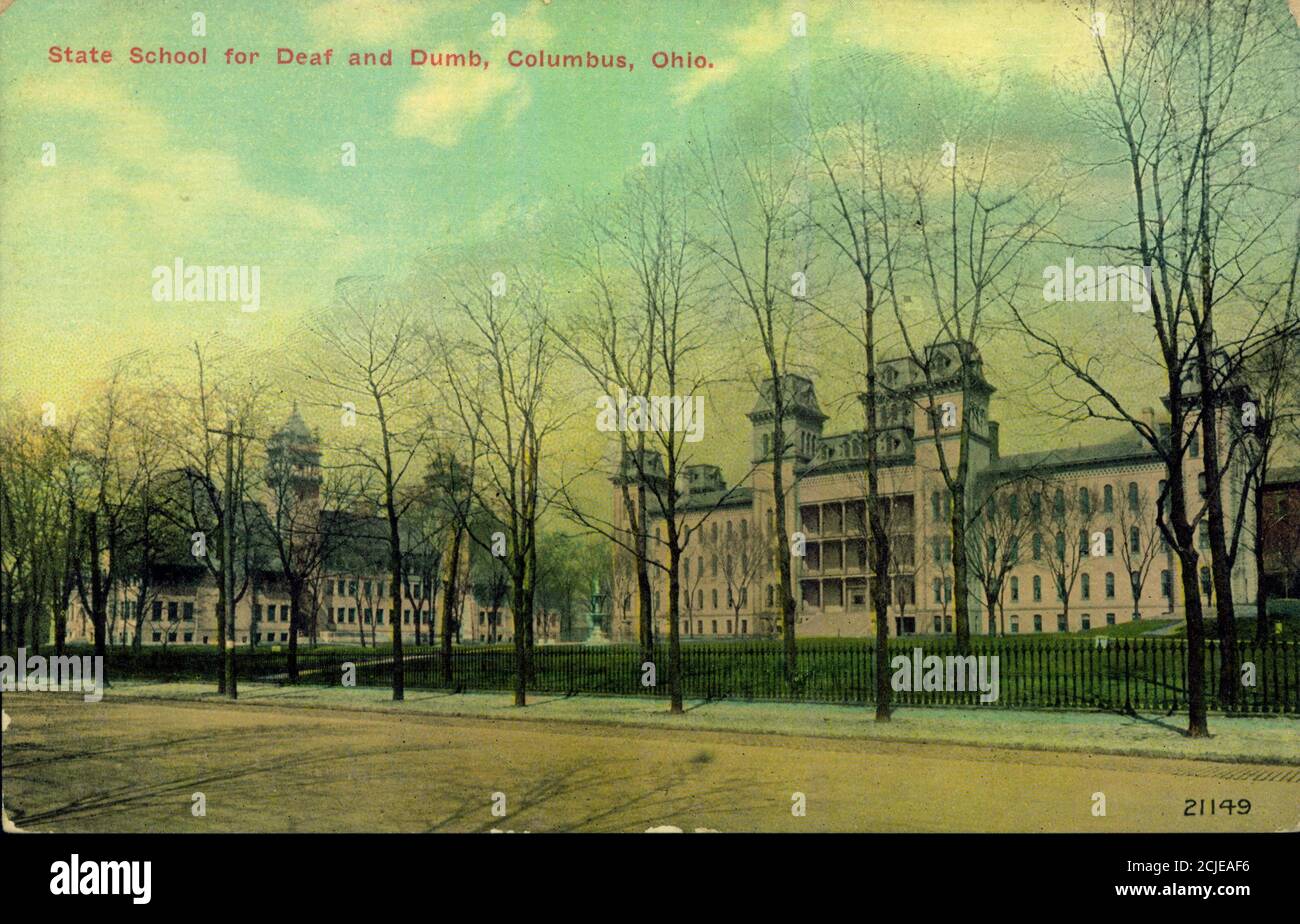State School for Deaf and Dumb Stock Photo Alamy