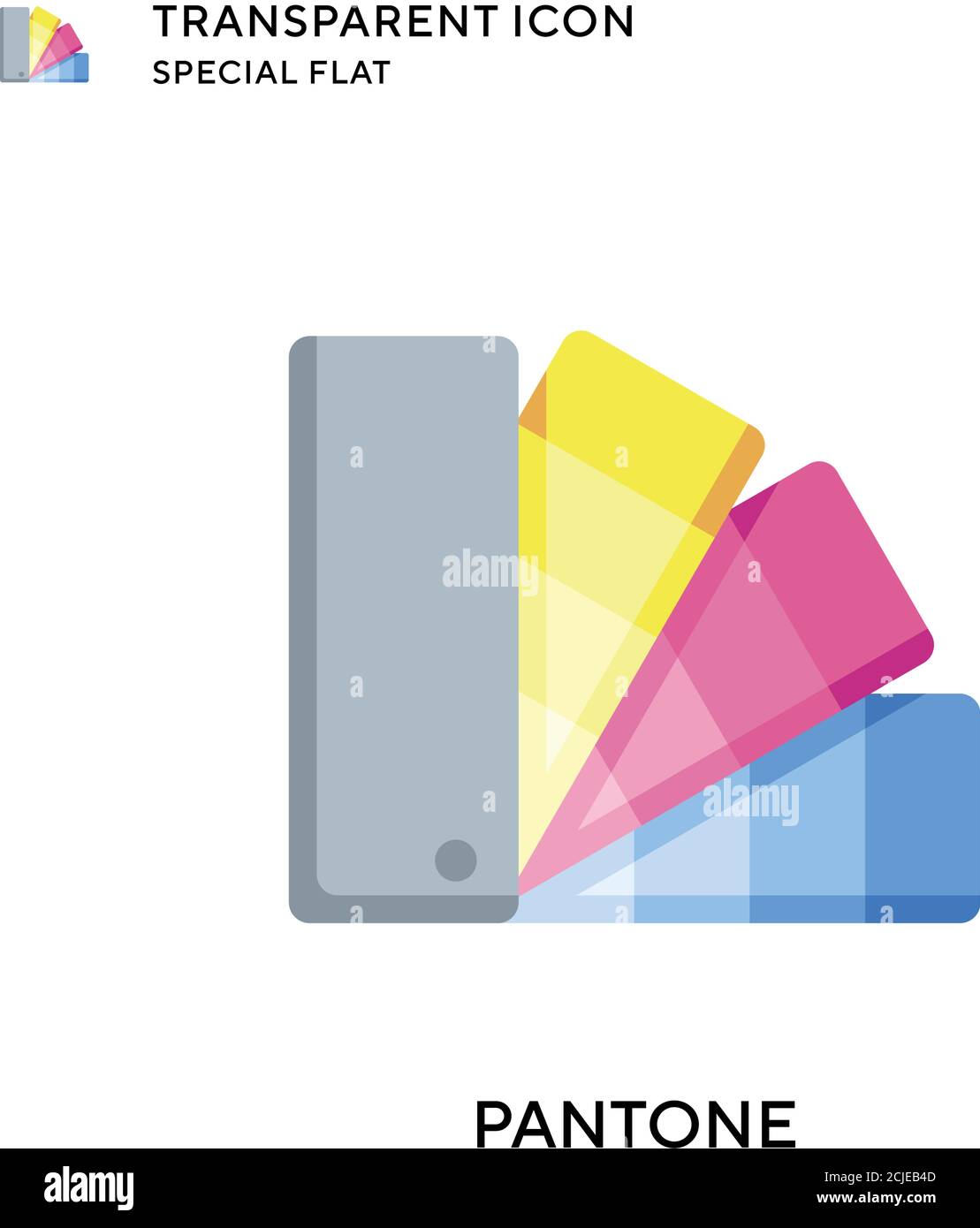 Pantone vector icon. Flat style illustration. EPS 10 vector Stock ...