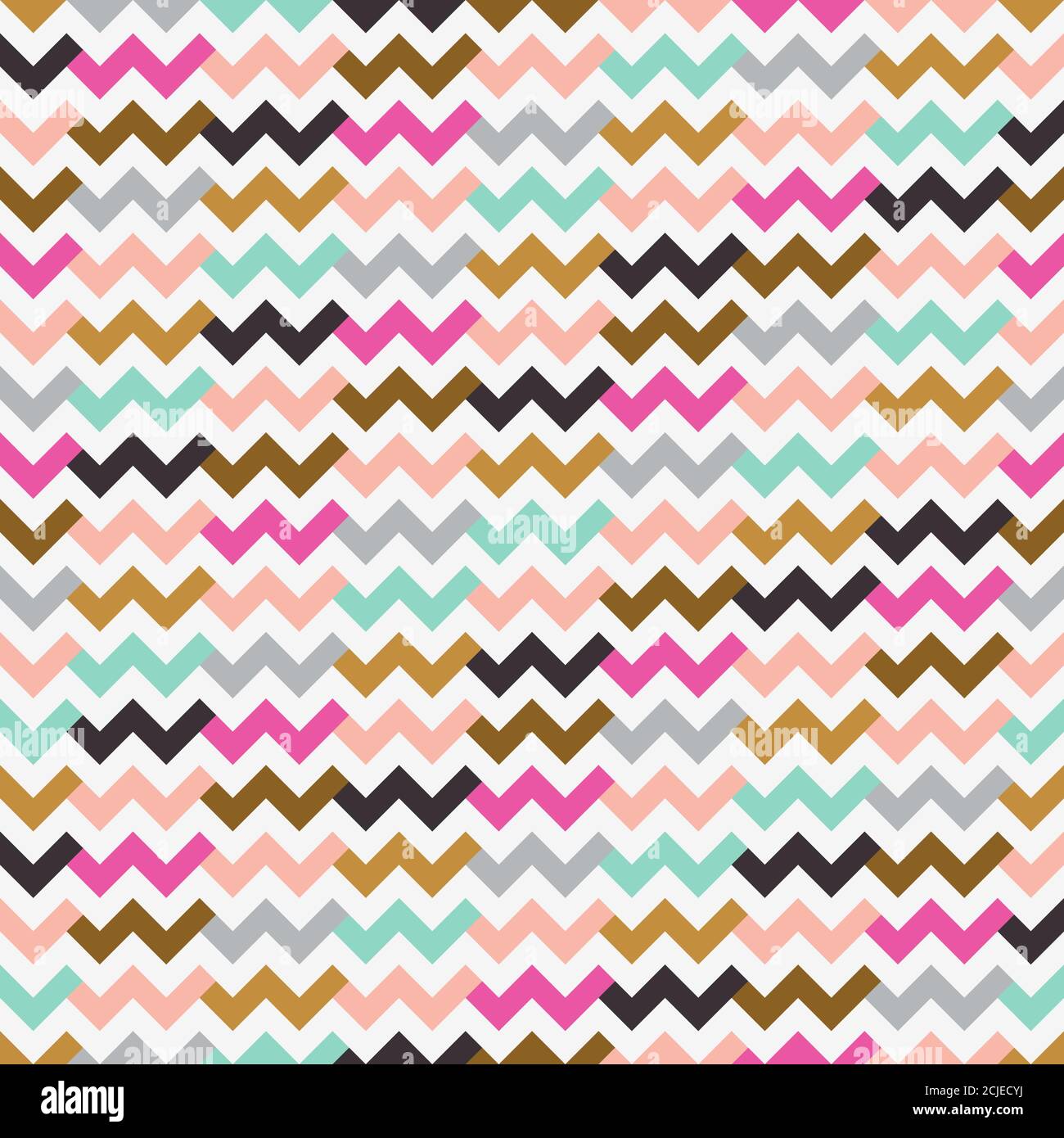 Seamless geometric pattern with zigzags. Can be used in textiles, for ...