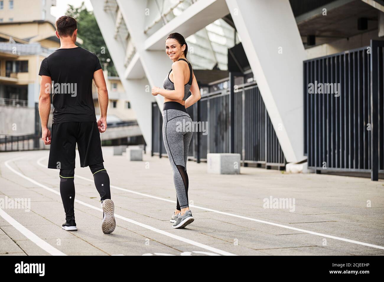 Young athlete going run outdoor hi-res stock photography and images - Alamy