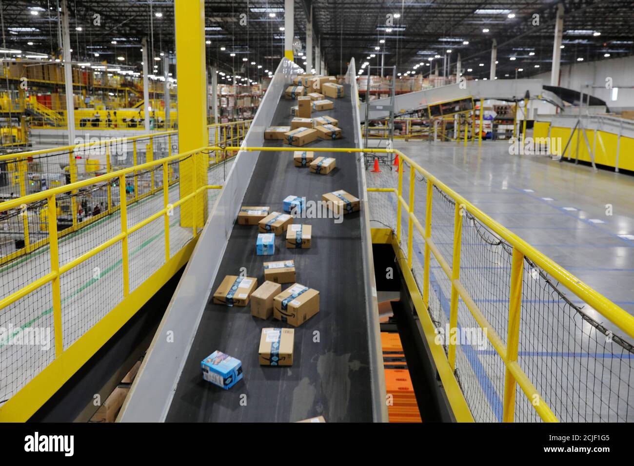 Amazon packages are transported by 