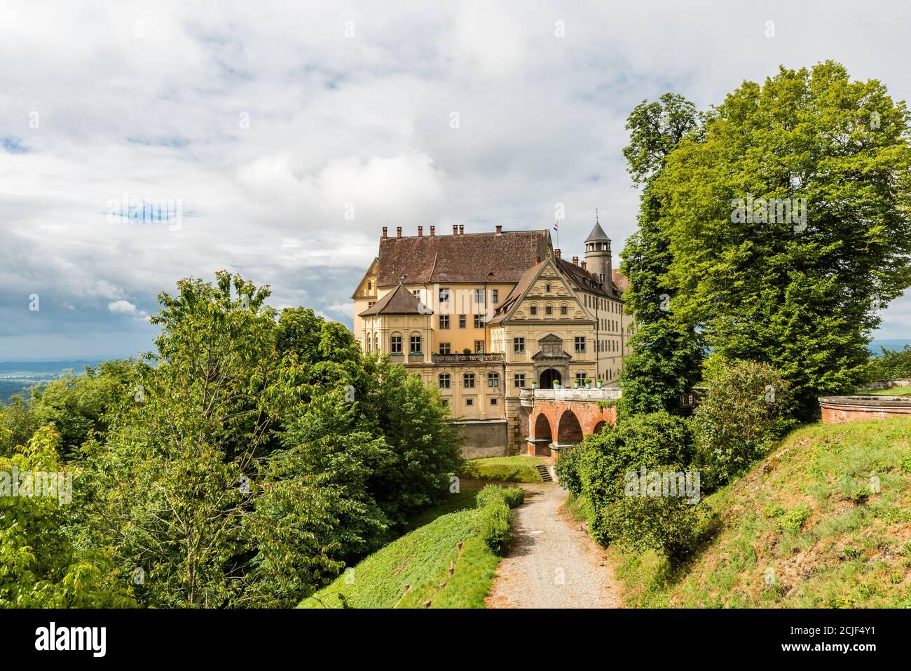 Heiligenberg Castle, Renaissance castle, Heiligenberg, Linzgau, Baden-Wuerttemberg, Germany Stock Photo