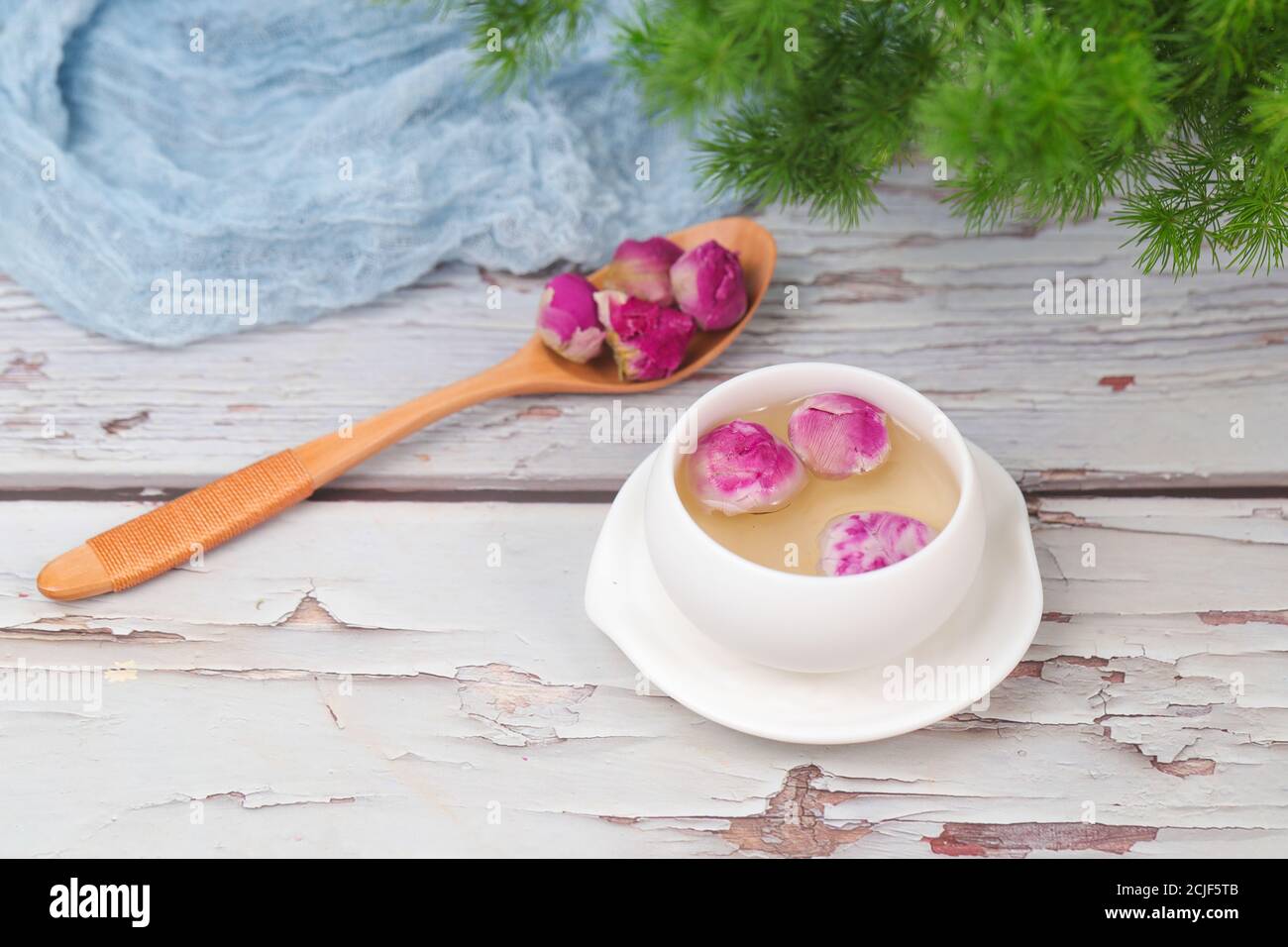 Peony flower tea Stock Photo Alamy