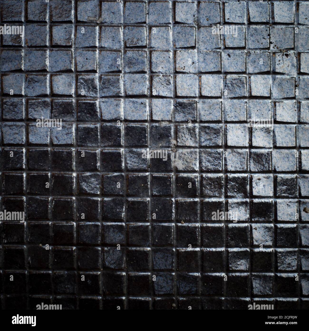 Dark blue marble texture background. Stock Photo