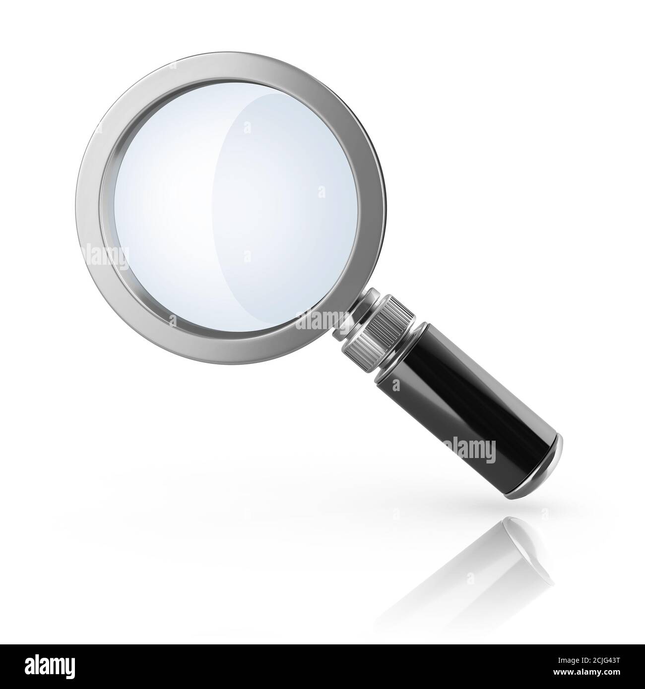 magnifier loupe icon 3d rendering Stock Photo Alamy