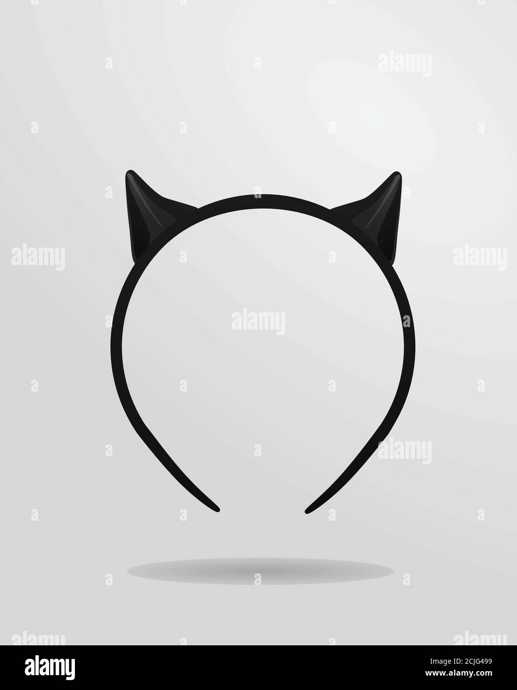 Devil's horns headband. vector illustration Stock Vector Image & Art