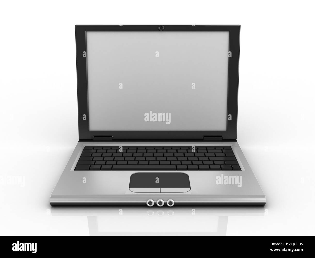 laptop notebook ultrabook isolated on white background Stock Photo