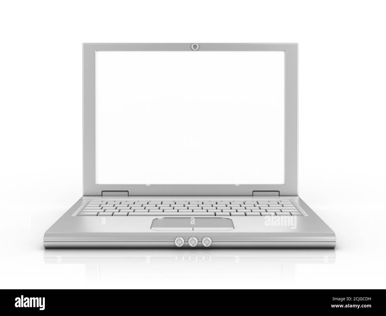 laptop notebook ultrabook isolated on white background Stock Photo