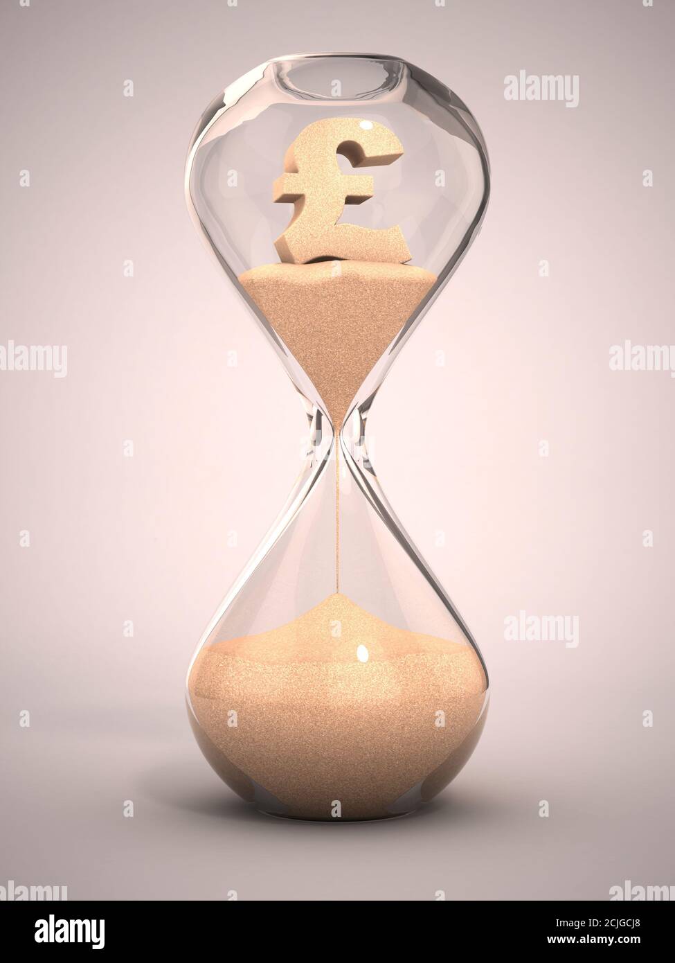 Time clock sand outlet