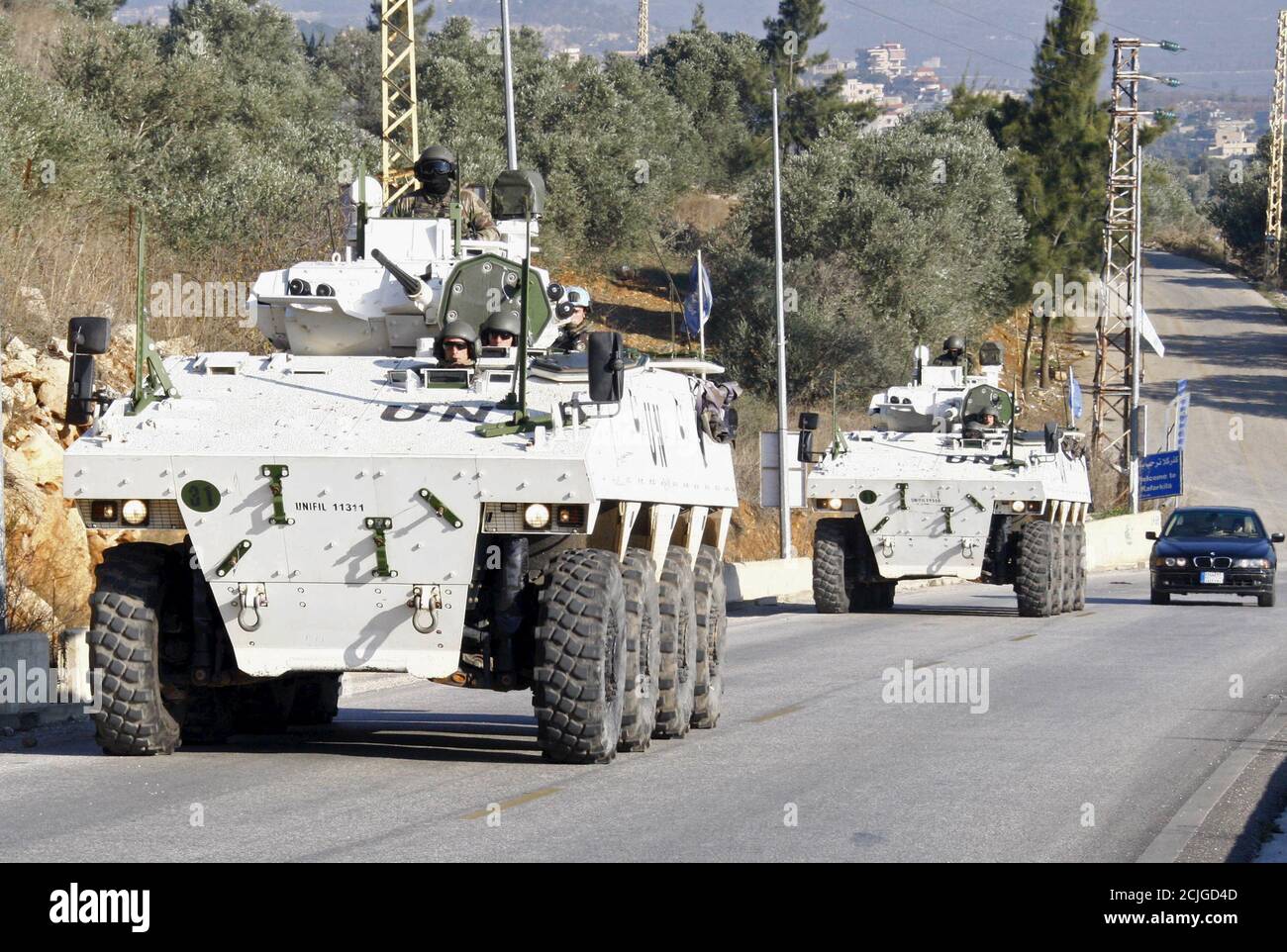 Armoured united nations vehicles hi-res stock photography and images ...