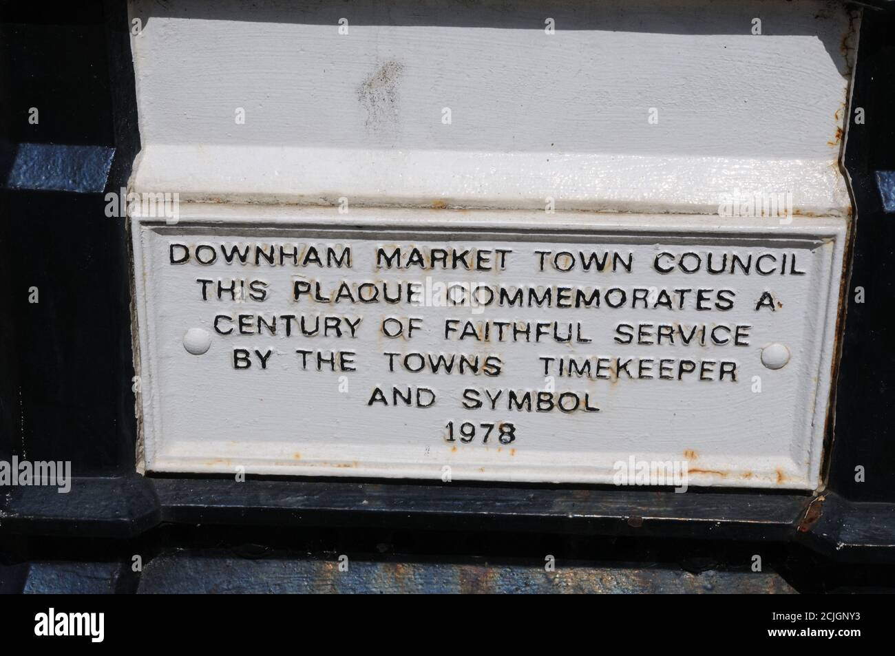Clock Tower , Downham Market, Norfolk Stock Photo - Alamy