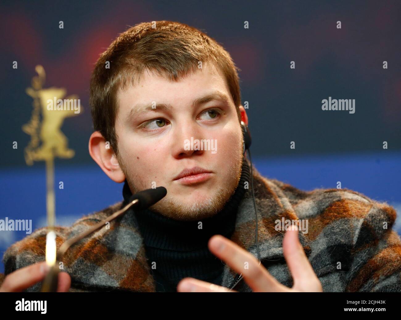 Actor Anthony Bajon Attends A News Conference To Promote The Movie The Prayer La Priere At