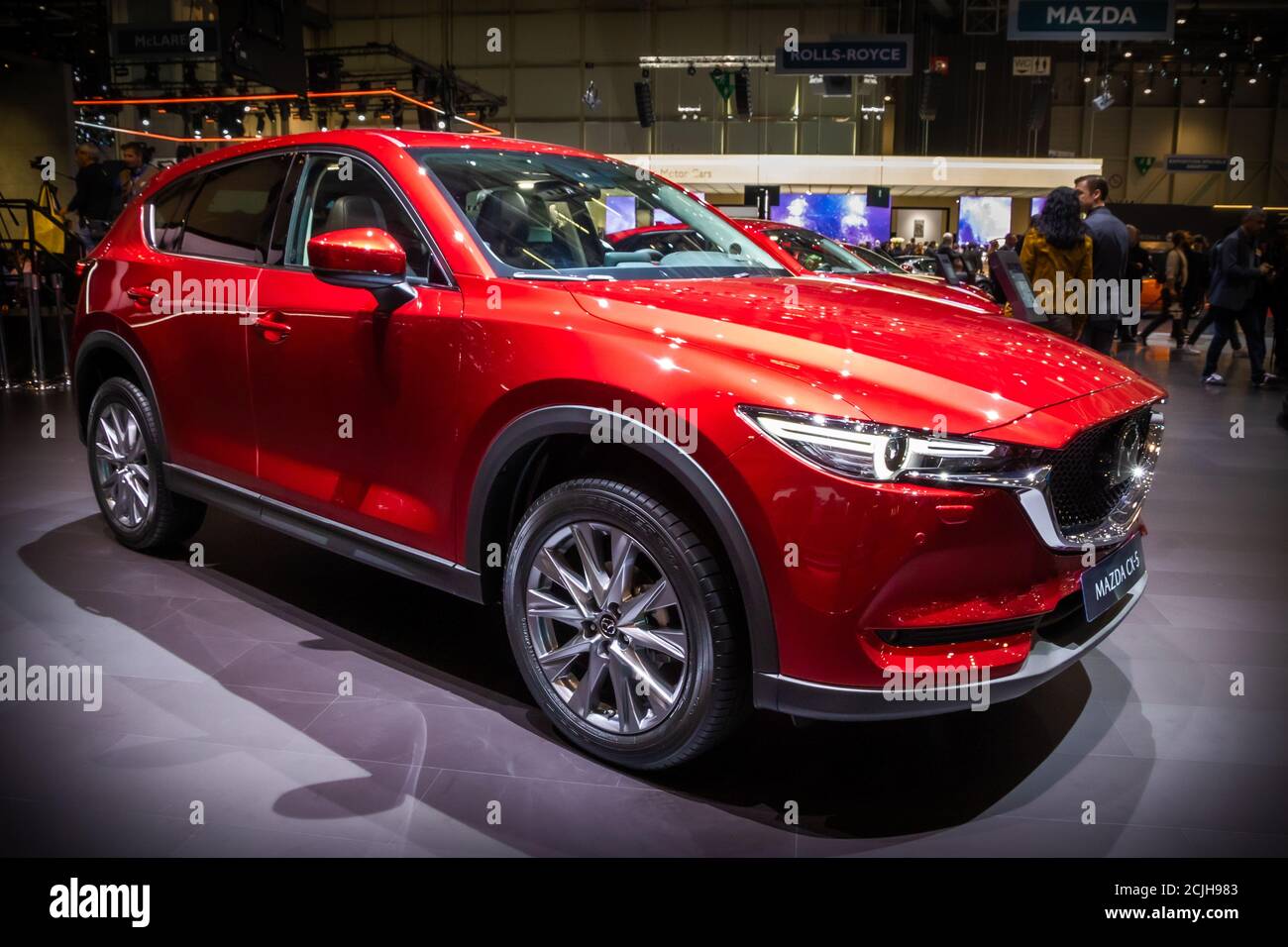New Mazda CX-5 car at the 89th Geneva International Motor Show. Geneva,  Switzerland - March 5, 2019 Stock Photo - Alamy
