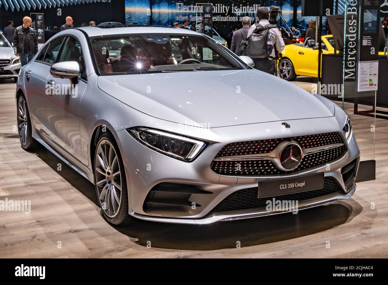 Mercedes Benz CLS 350 Coupe car at the 89th Geneva International Motor  Show. Geneva, Switzerland - March 5, 2019 Stock Photo - Alamy