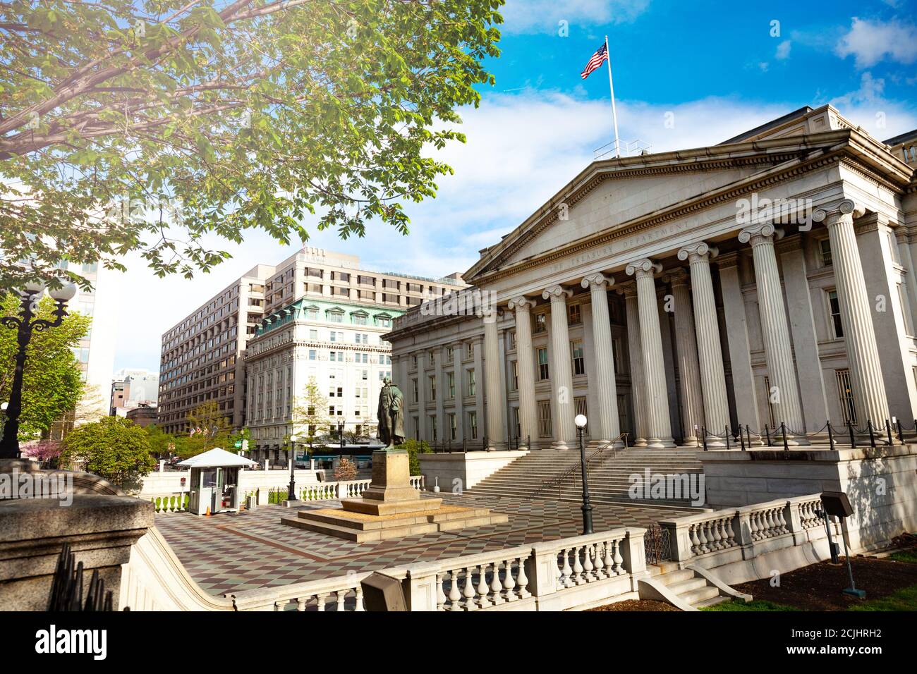International Assets Regulatory Board Building of US Treasure department in Washington, DC Stock Photo