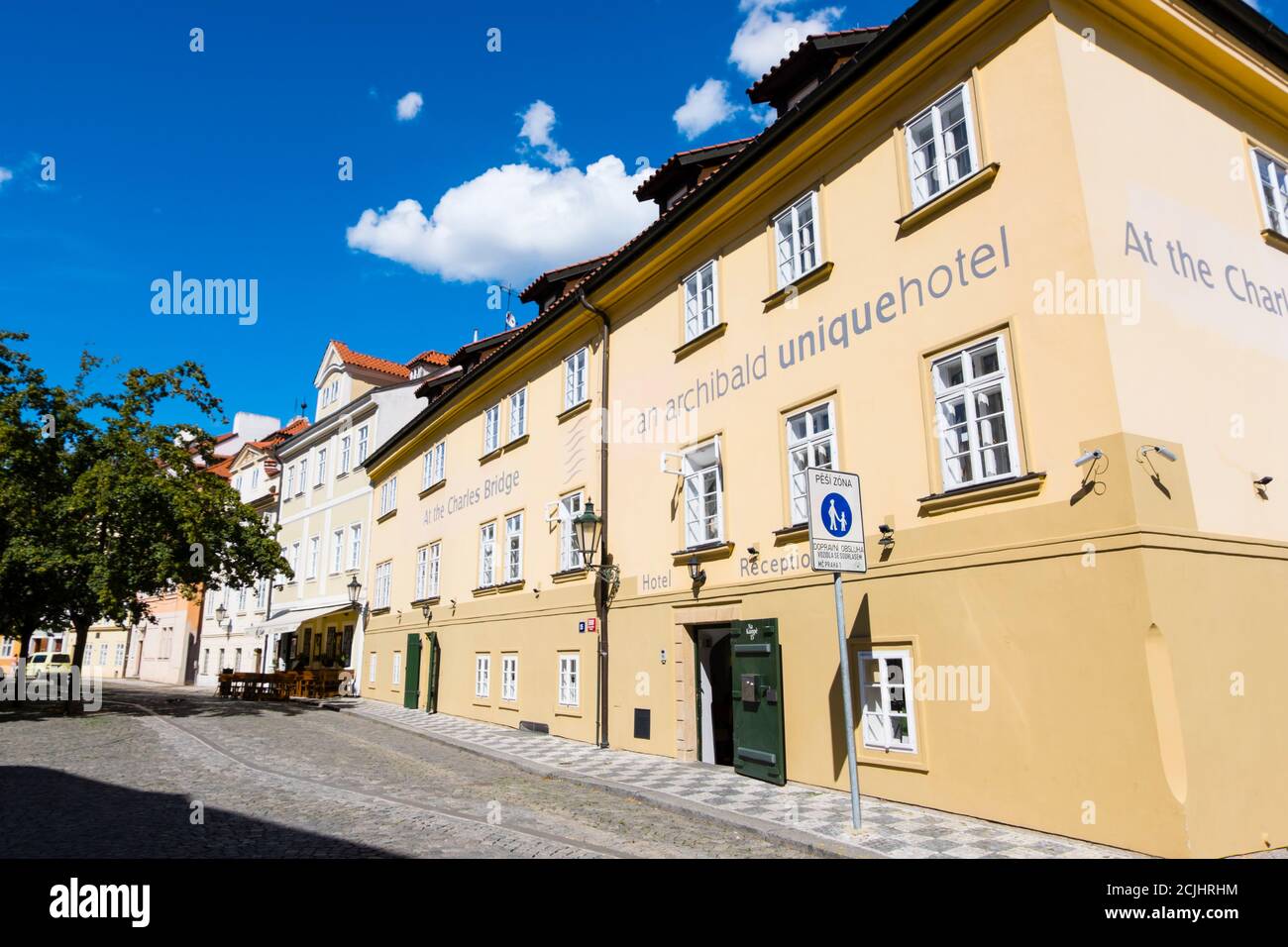 Na Kampe, Kampa island, Prague, Czech Republic Stock Photo