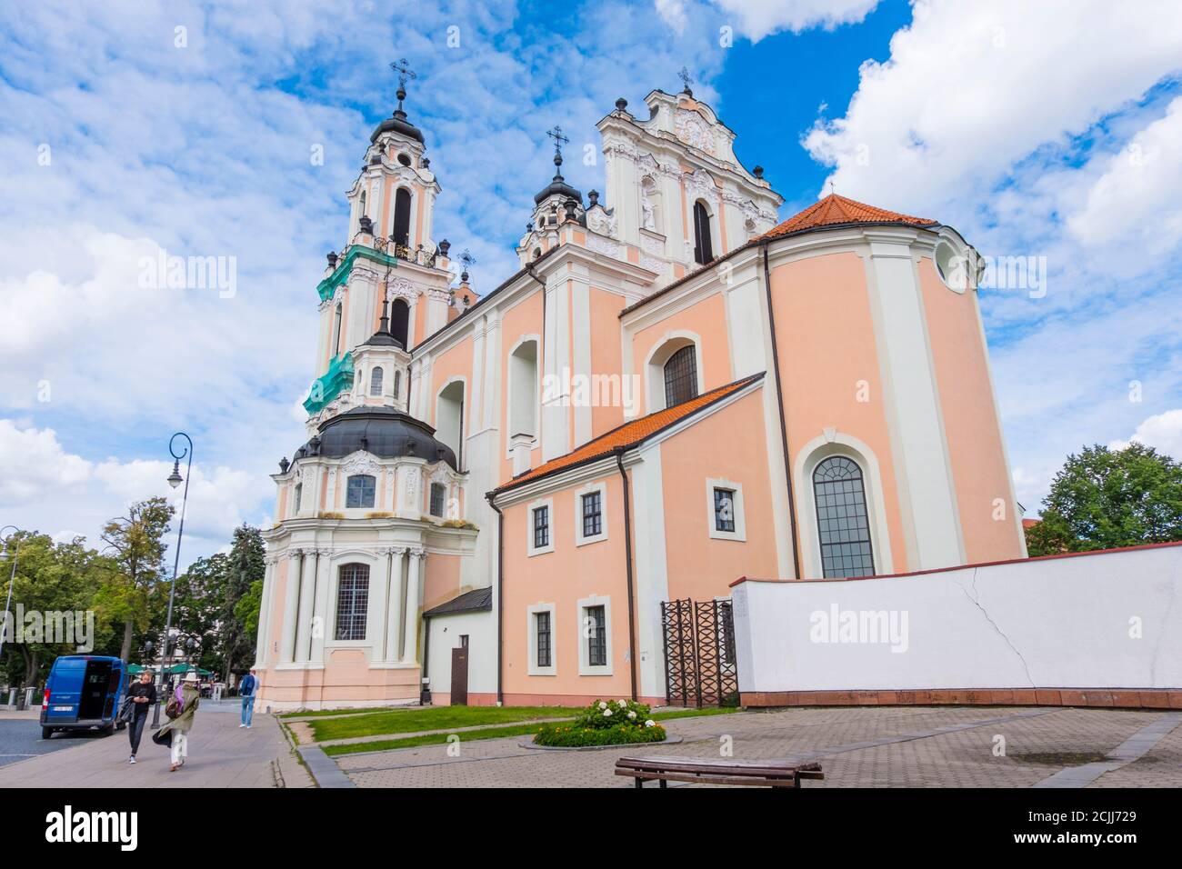 Saint Catherine's Church, Vilnius, Lithuania Stock Photo