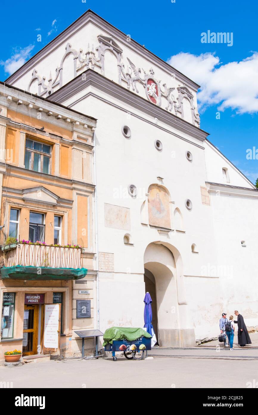 Aušros vartai, Gates of Dawn, Vilnius, Lithuania Stock Photo
