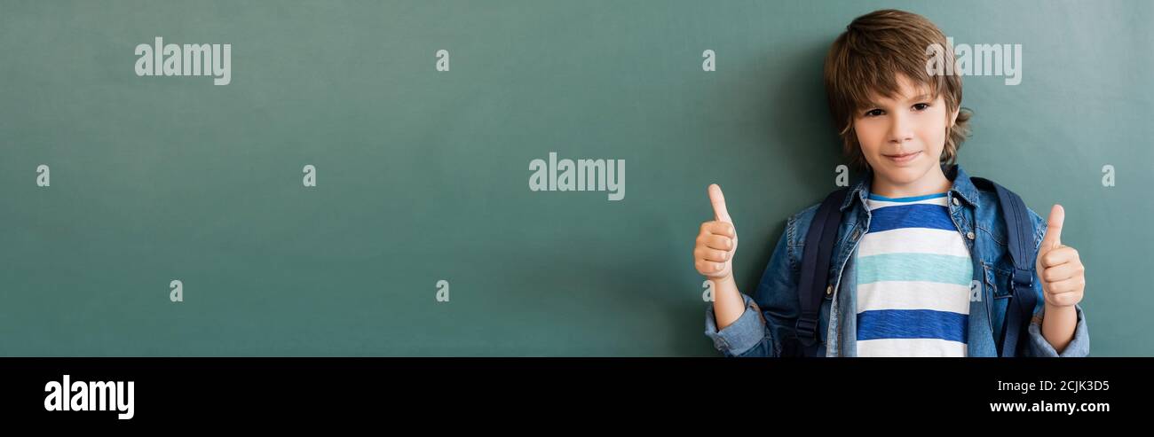 Schoolboy showing thumbs up hi-res stock photography and images - Alamy