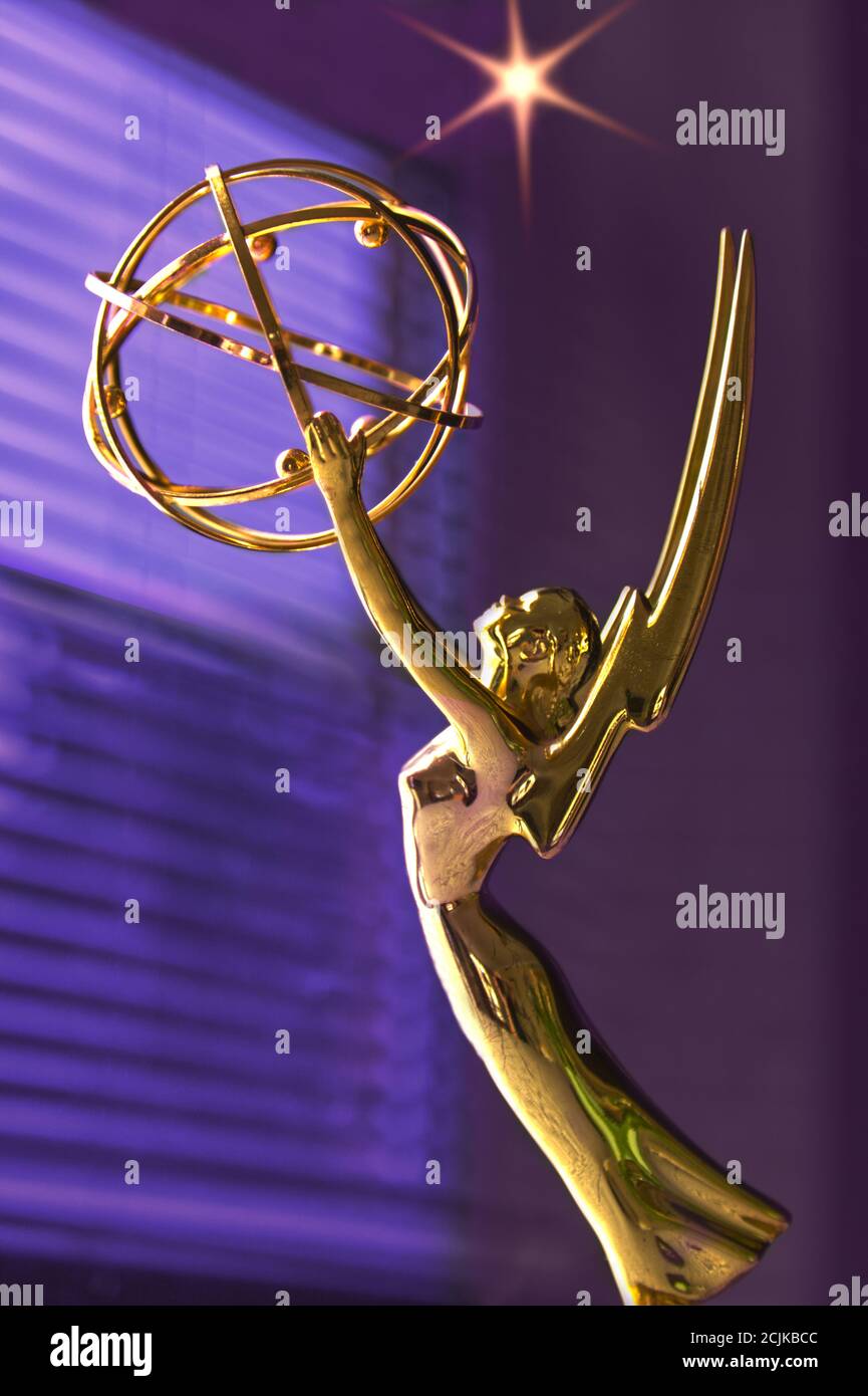 An American Academy of Television arts and Sciences, Emmy award Stock Photo